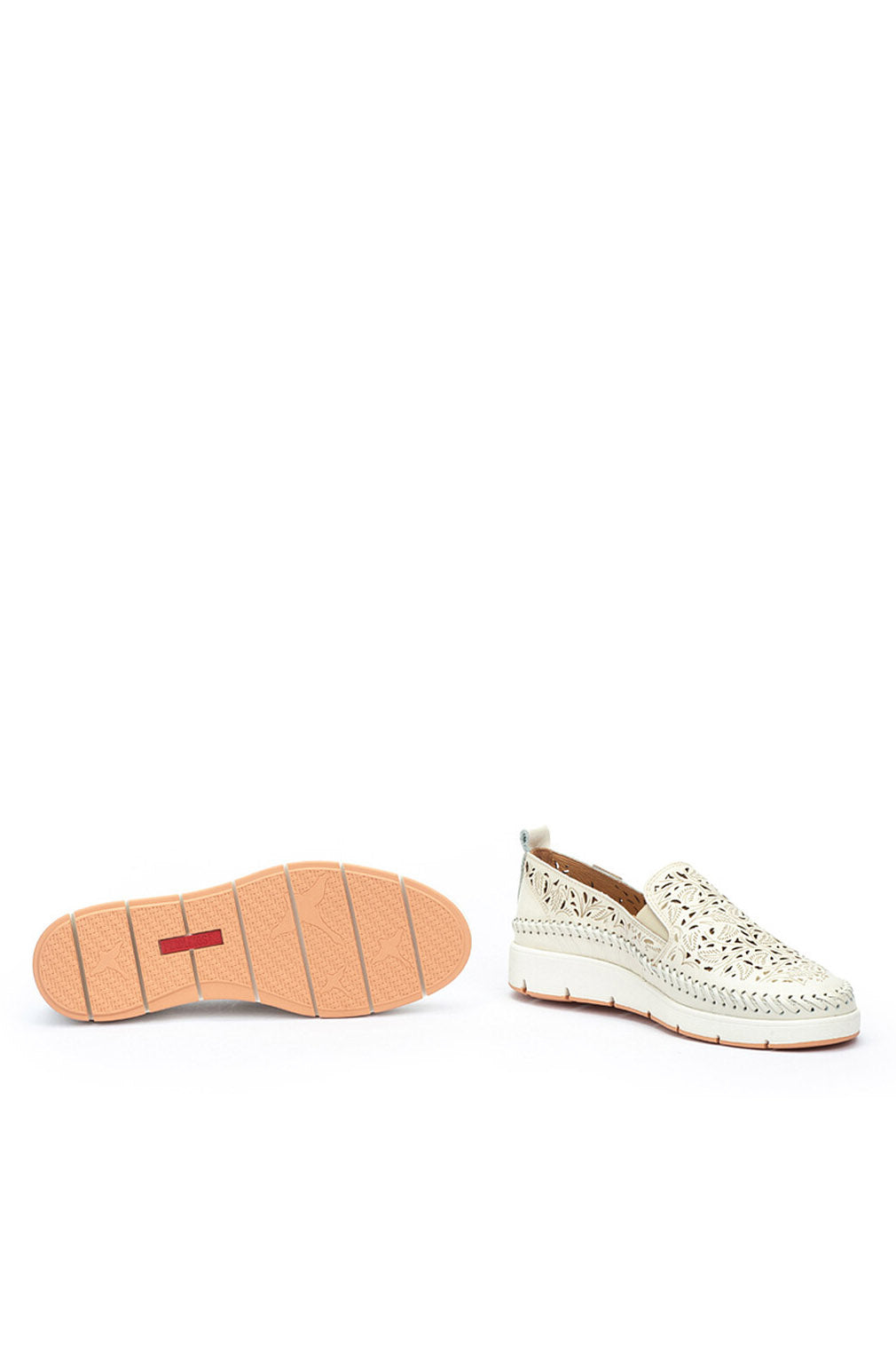 Pikolinos Tenerife Leather Detail Loafers - Nata