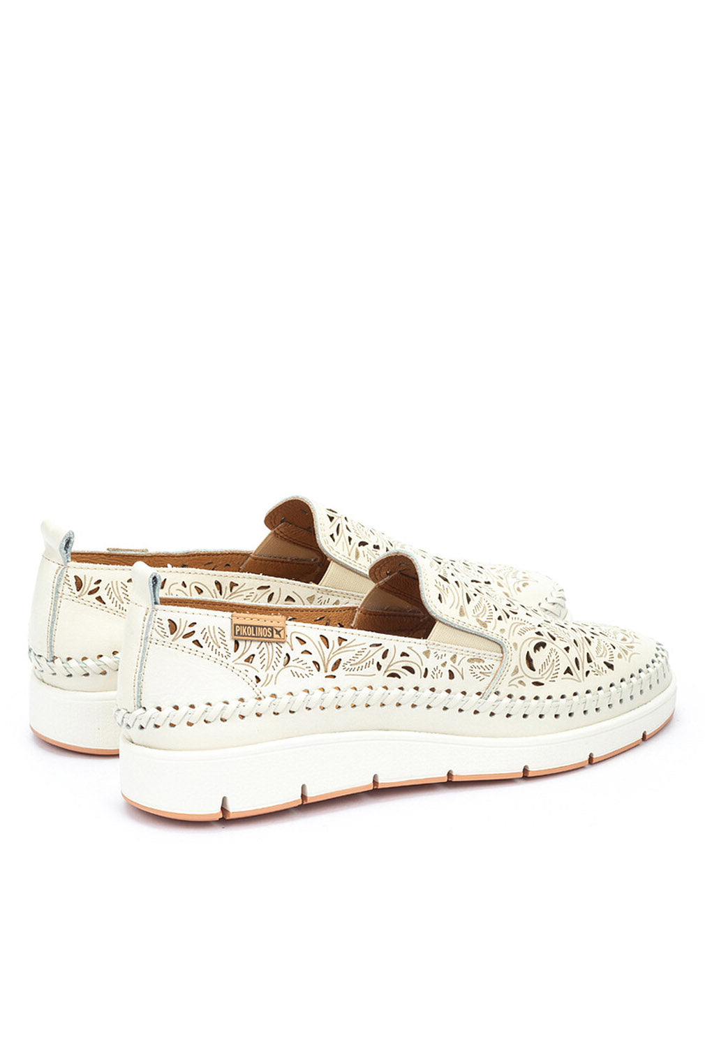 Pikolinos Tenerife Leather Detail Loafers - Nata