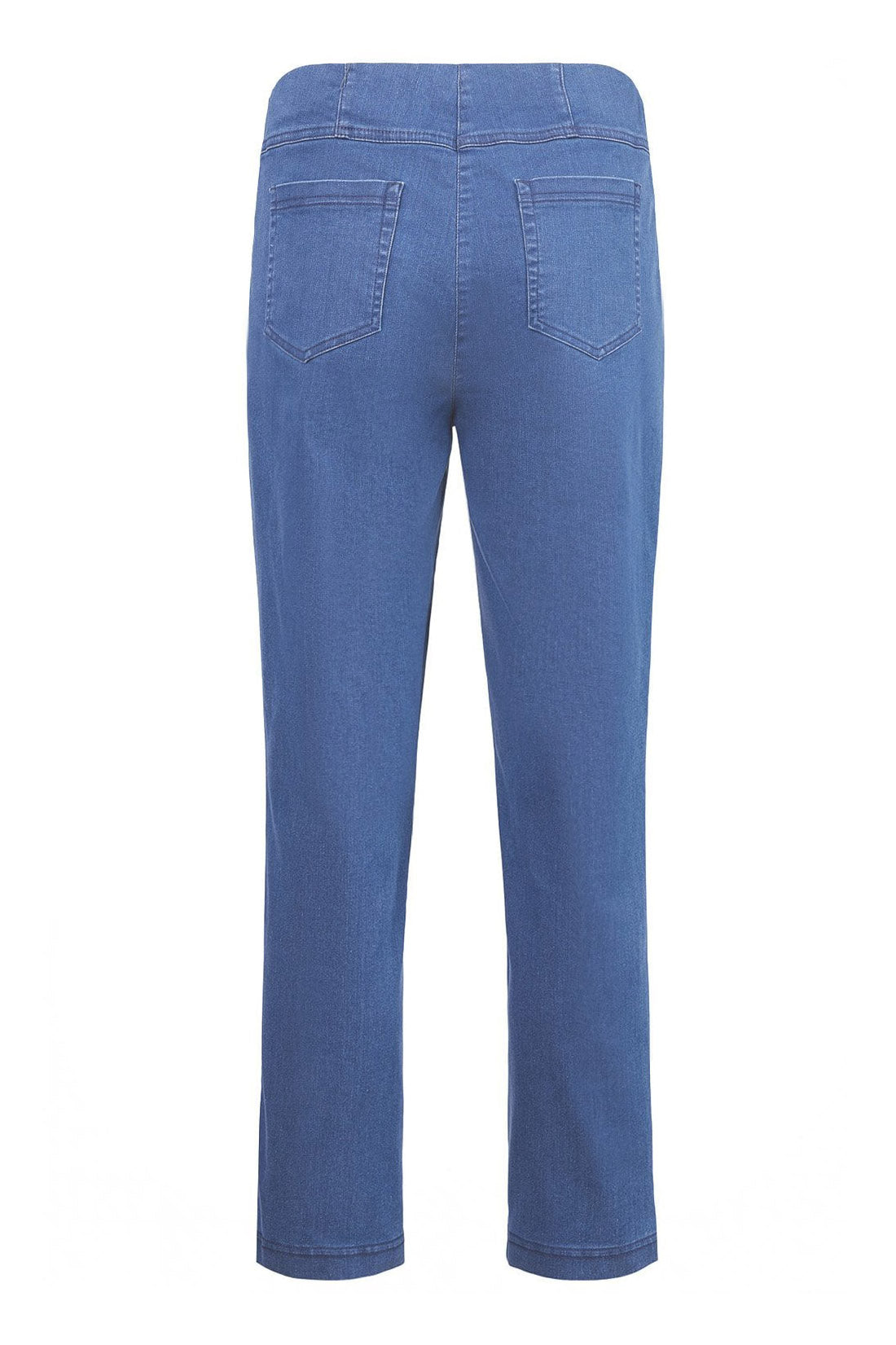 Robell Bella 09 Straight Ankle Grazer Jeans - Sea Blue