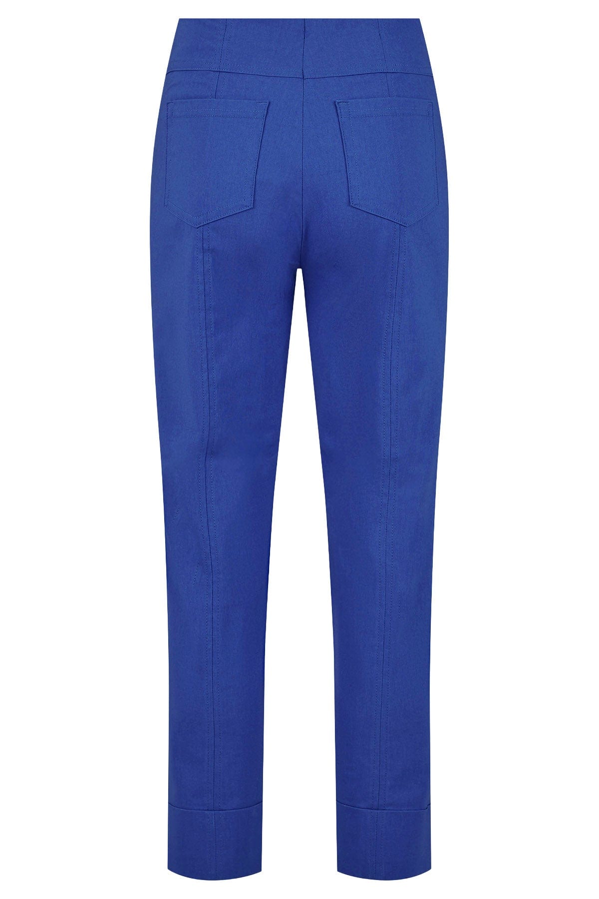 Robell Bella 09 Straight Ankle Grazer Trousers - Ultra Marine