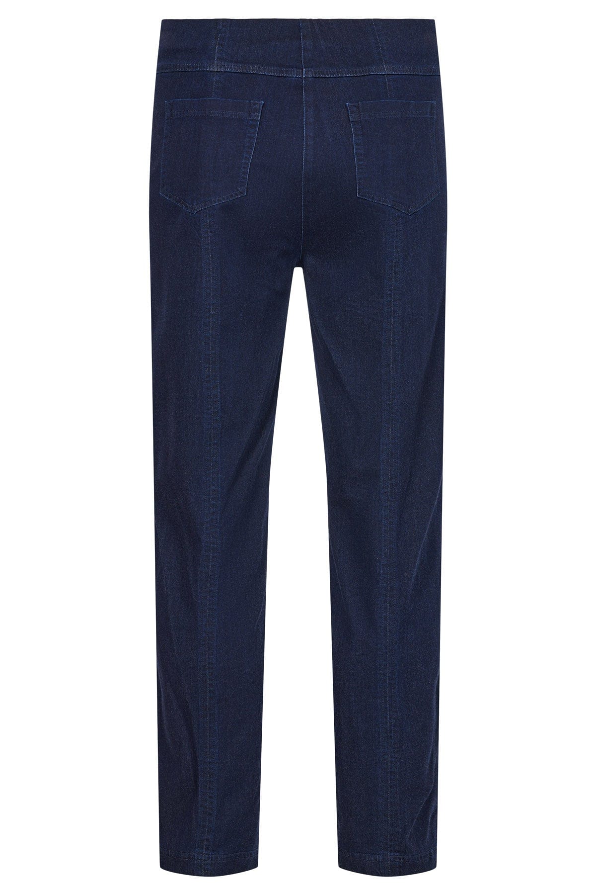 Robell Bella 09 Stretch Denim Ankle Grazer Trousers - Deep Cobalt Blue
