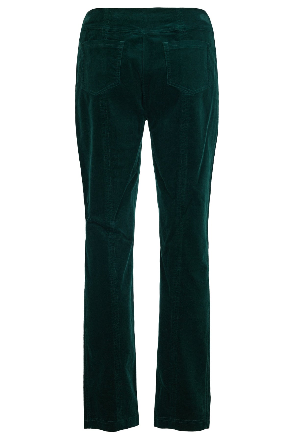 Robell Bella 29" Fine Needlecord Trousers - Dark Green