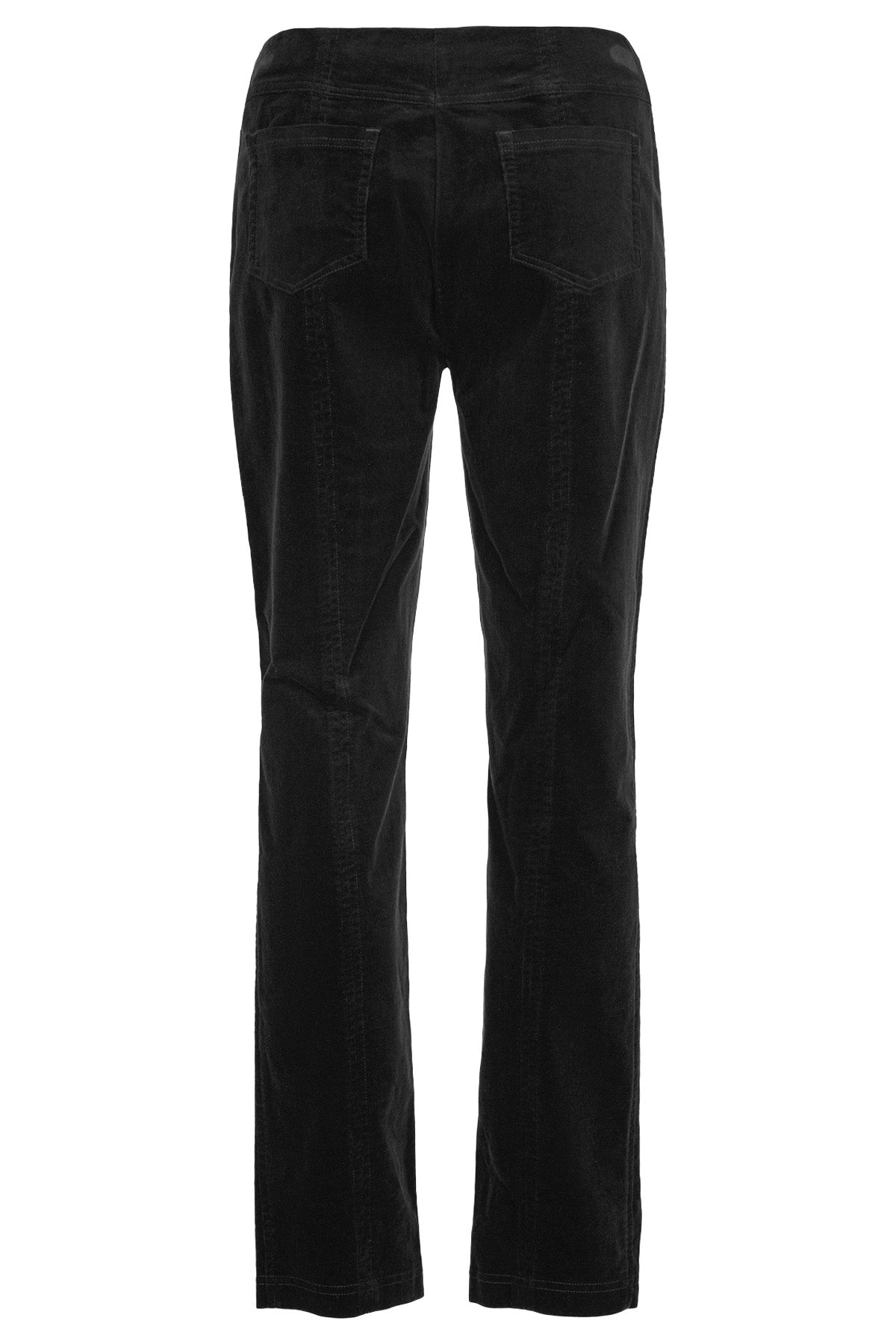 Robell Bella 29" Leg Fine Needlecord Trousers - Black