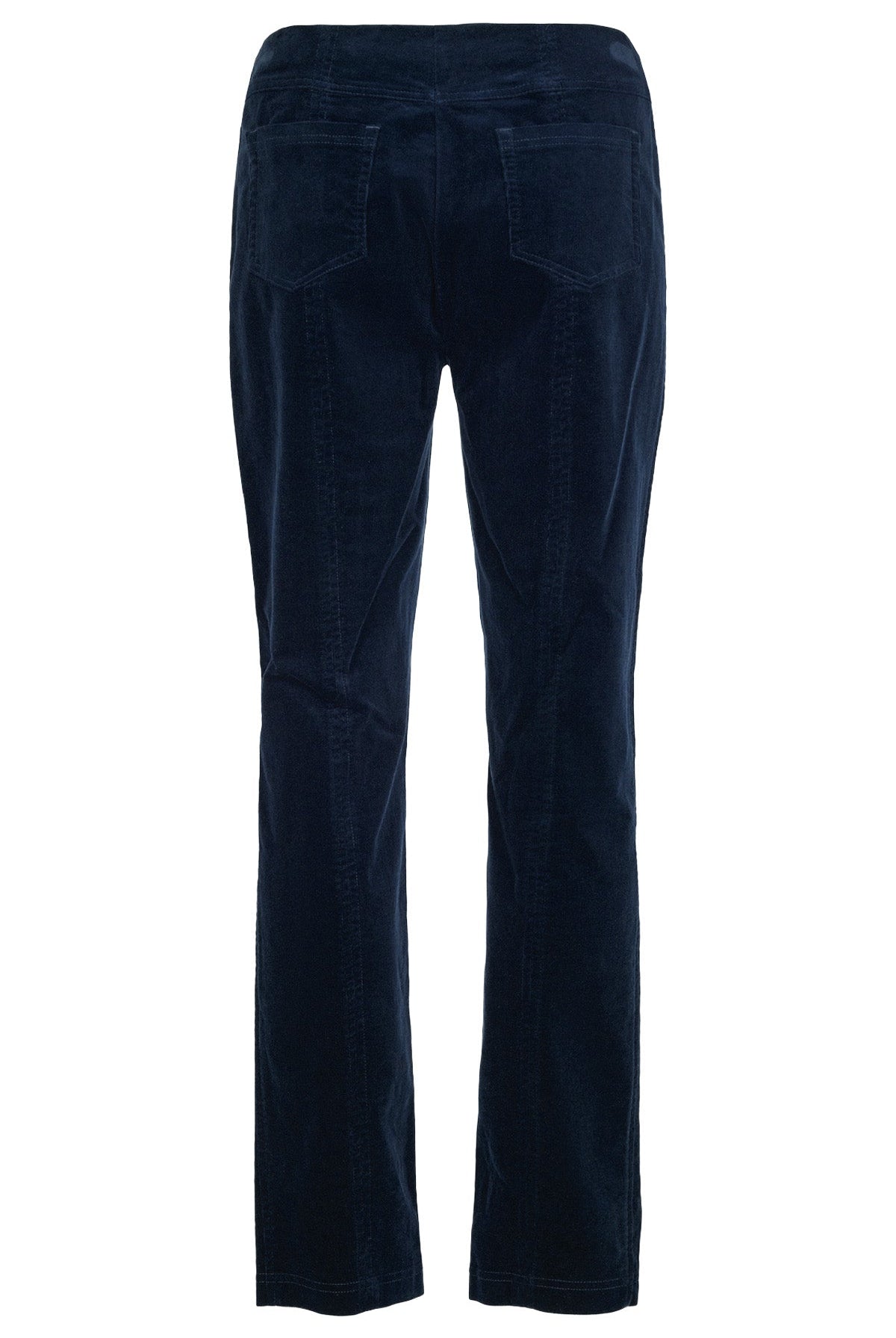 Robell Bella 29" Leg Fine Needlecord Trousers - Navy