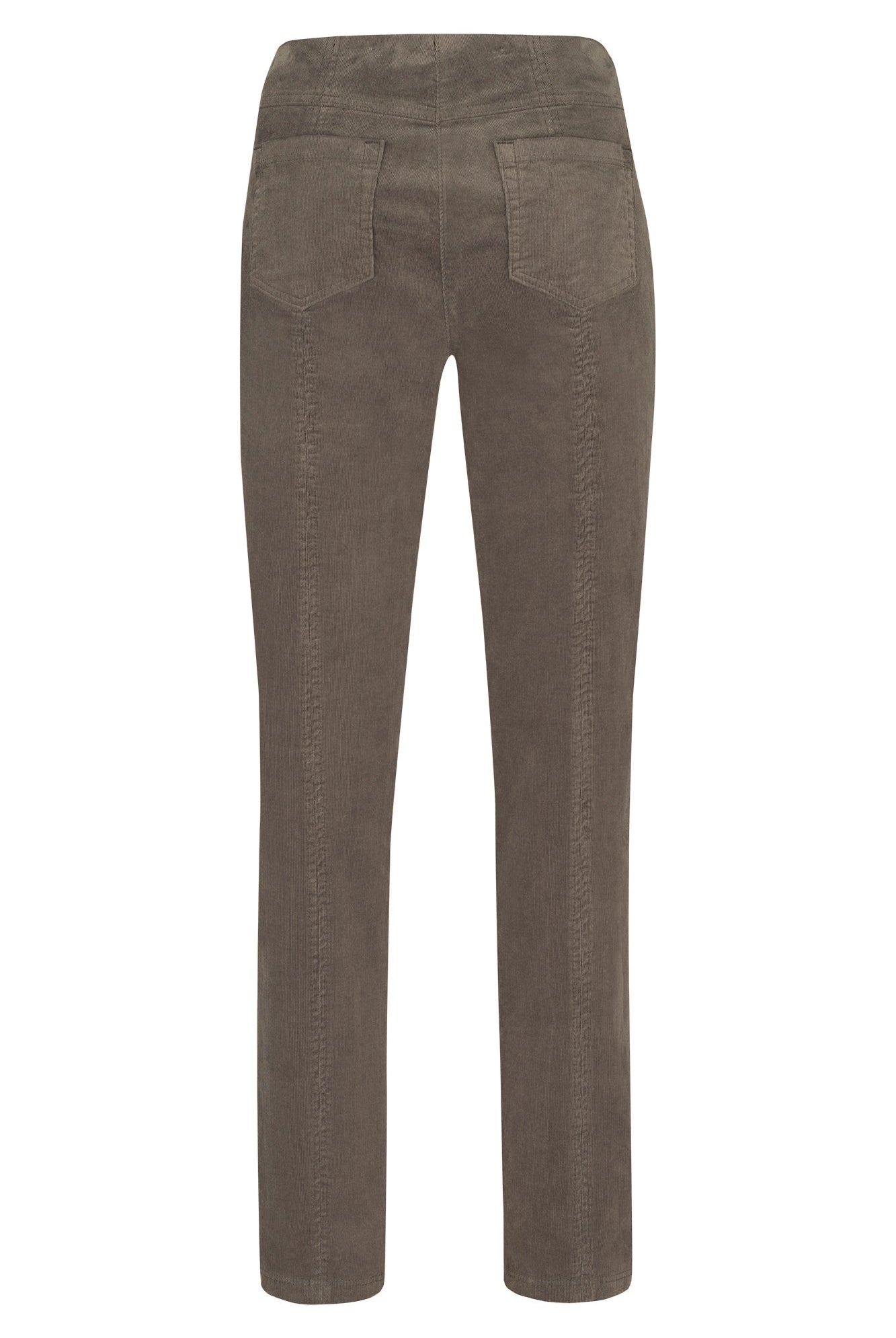 Robell Bella 29" Leg Fine Needlecord Trousers - Taupe