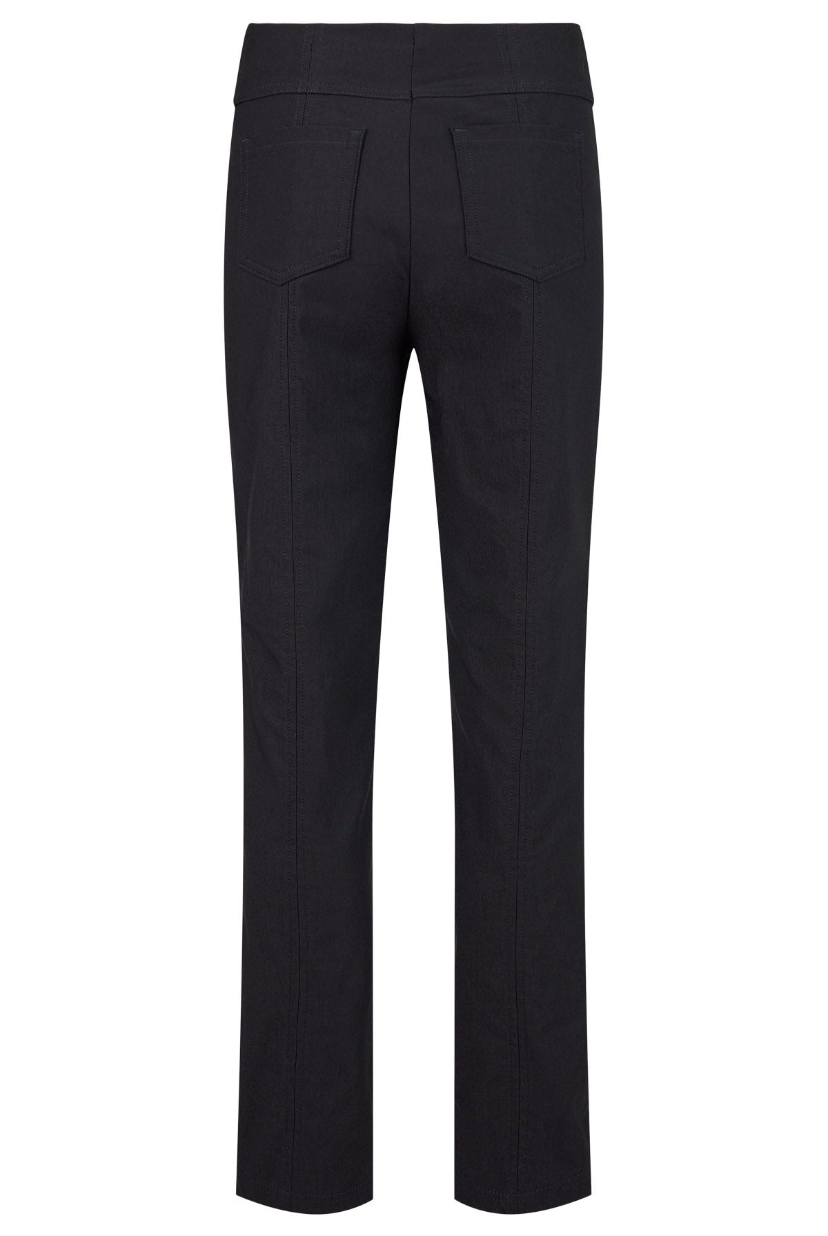 Robell Bella 29" Leg Fleece Lined Winter Weight Trousers - Black