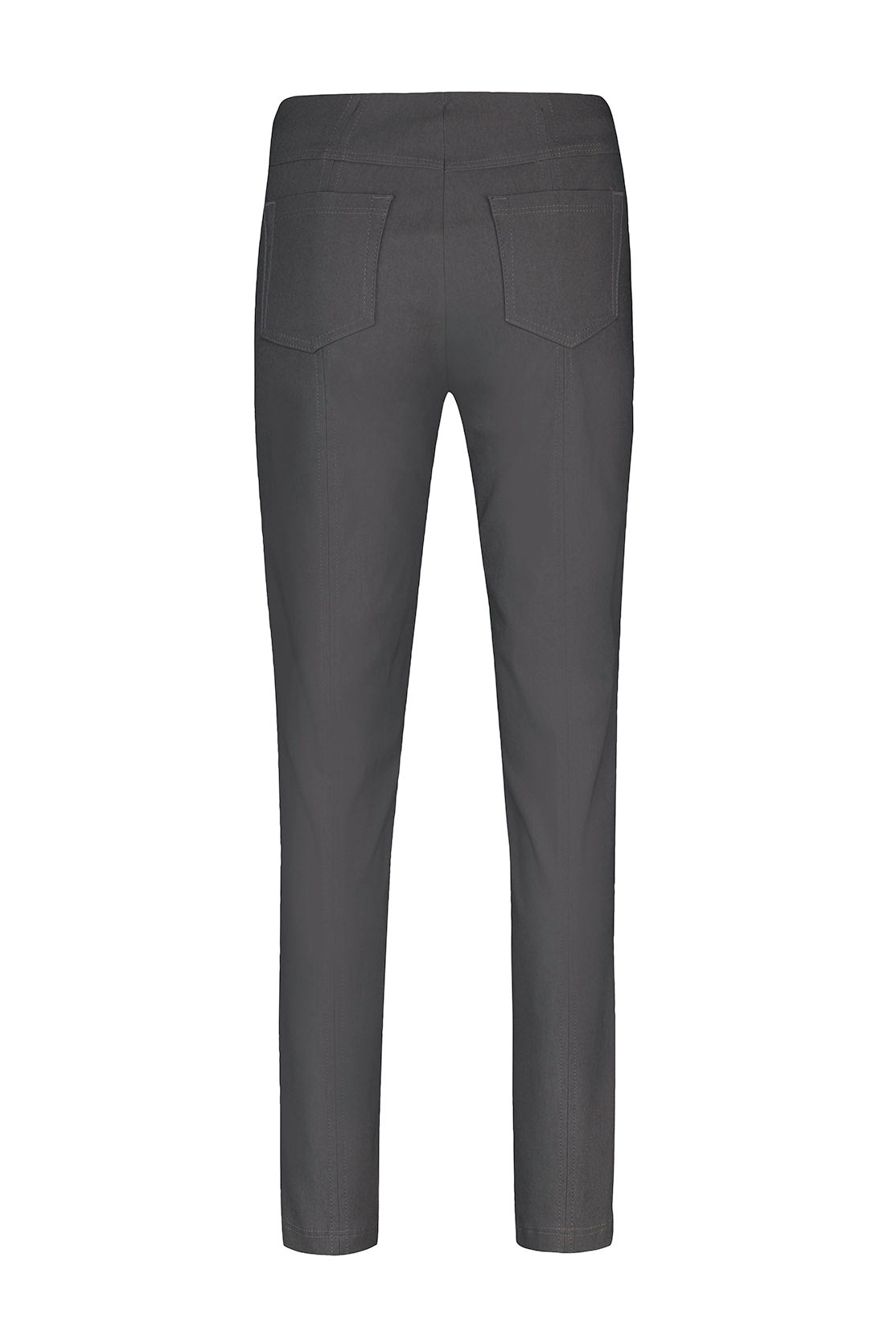 Robell Bella 29" Leg Fleece Lined Winter Weight Trousers - Elephant Grey