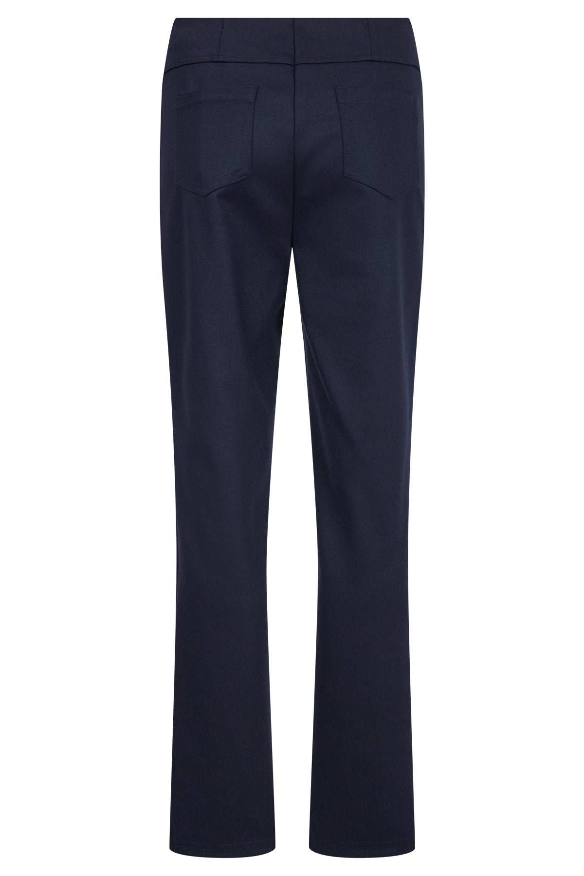 Robell Bella 31" Leg Wool Blend Winter Weight Trousers - Navy