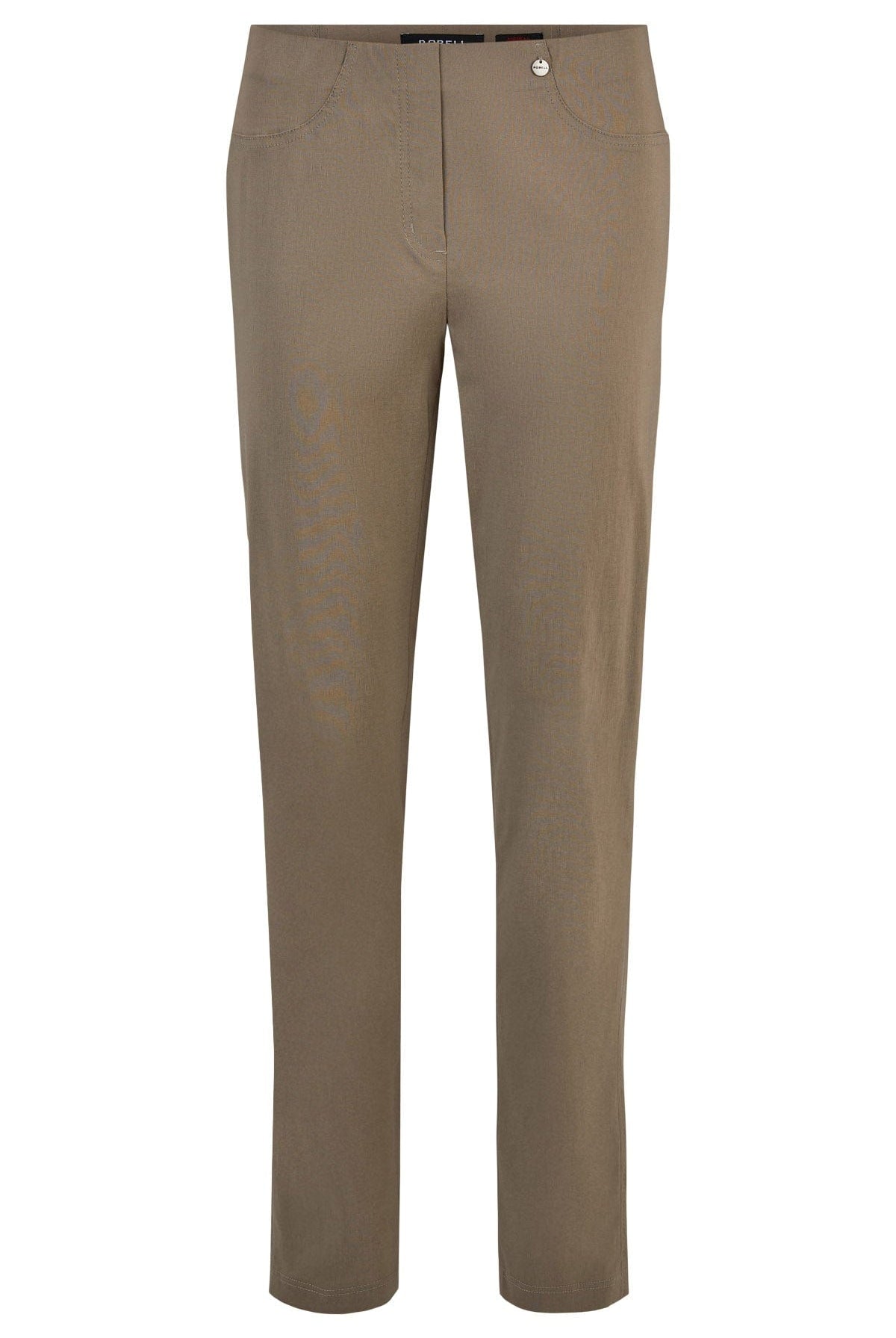 Robell Bella Full Length Trousers - Camel