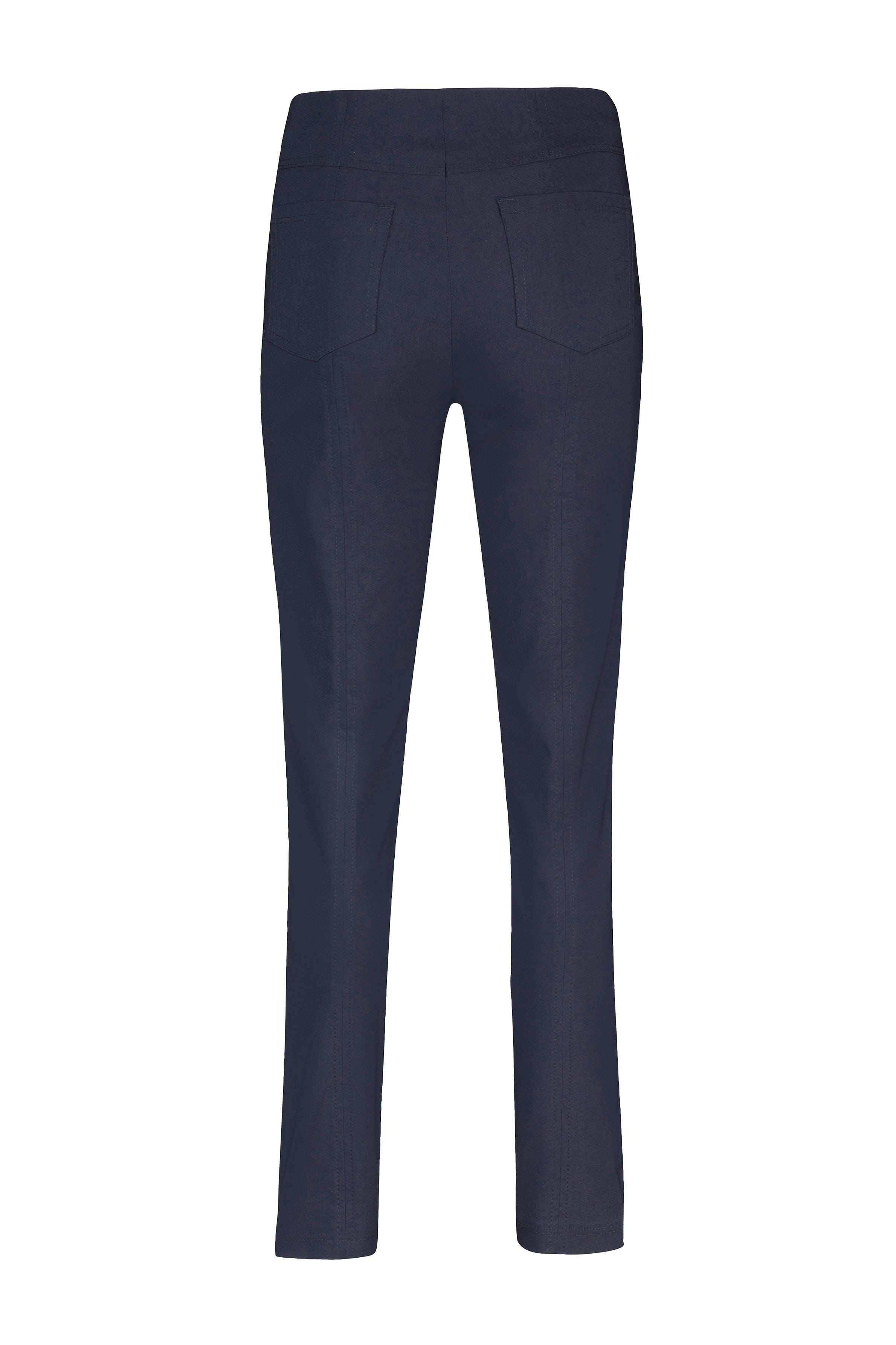 Robell Bella Full Length Trousers - Navy