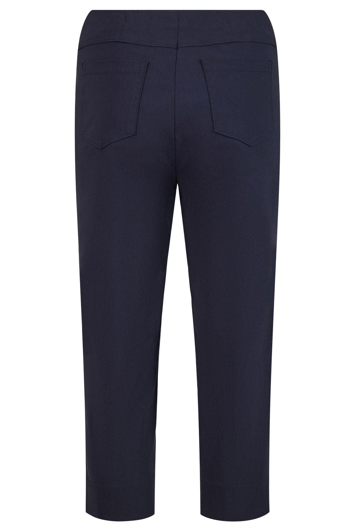 Robell Bella P 07 Cropped Trousers - Navy