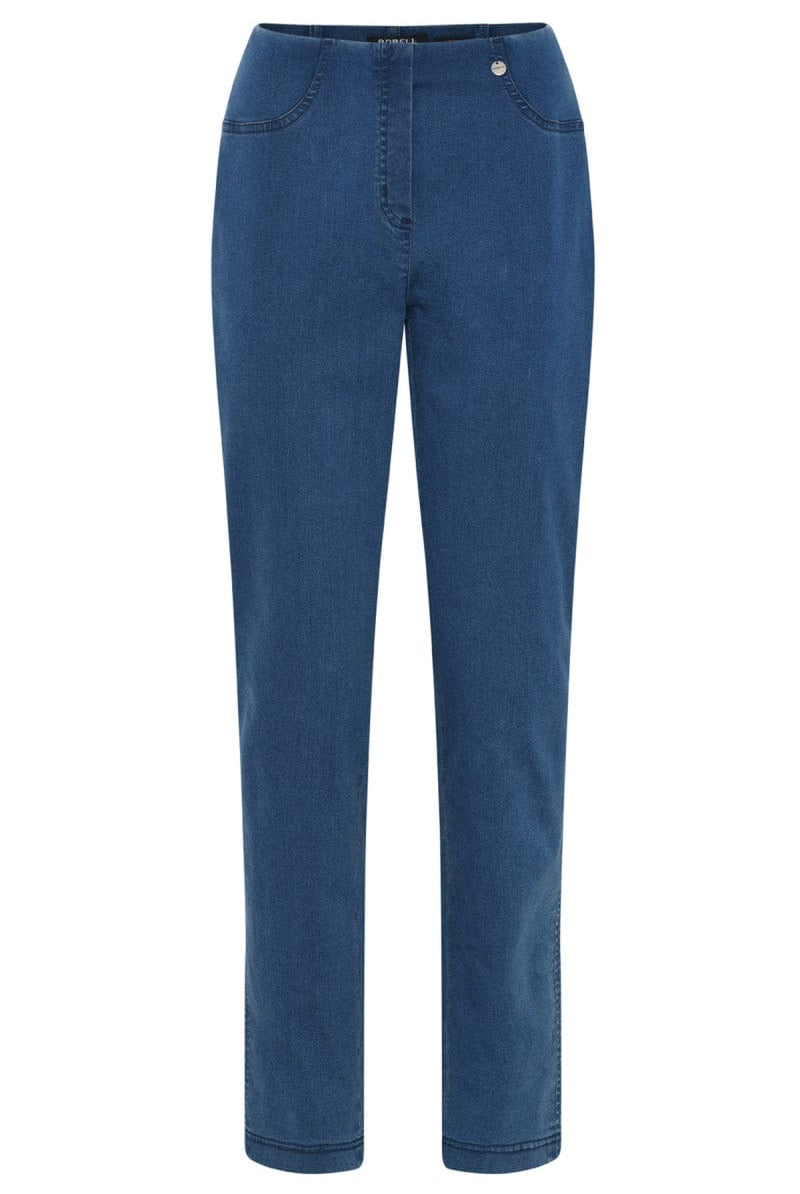 Robell Bella Power Stretch Jeans - Deep Cobalt Blue