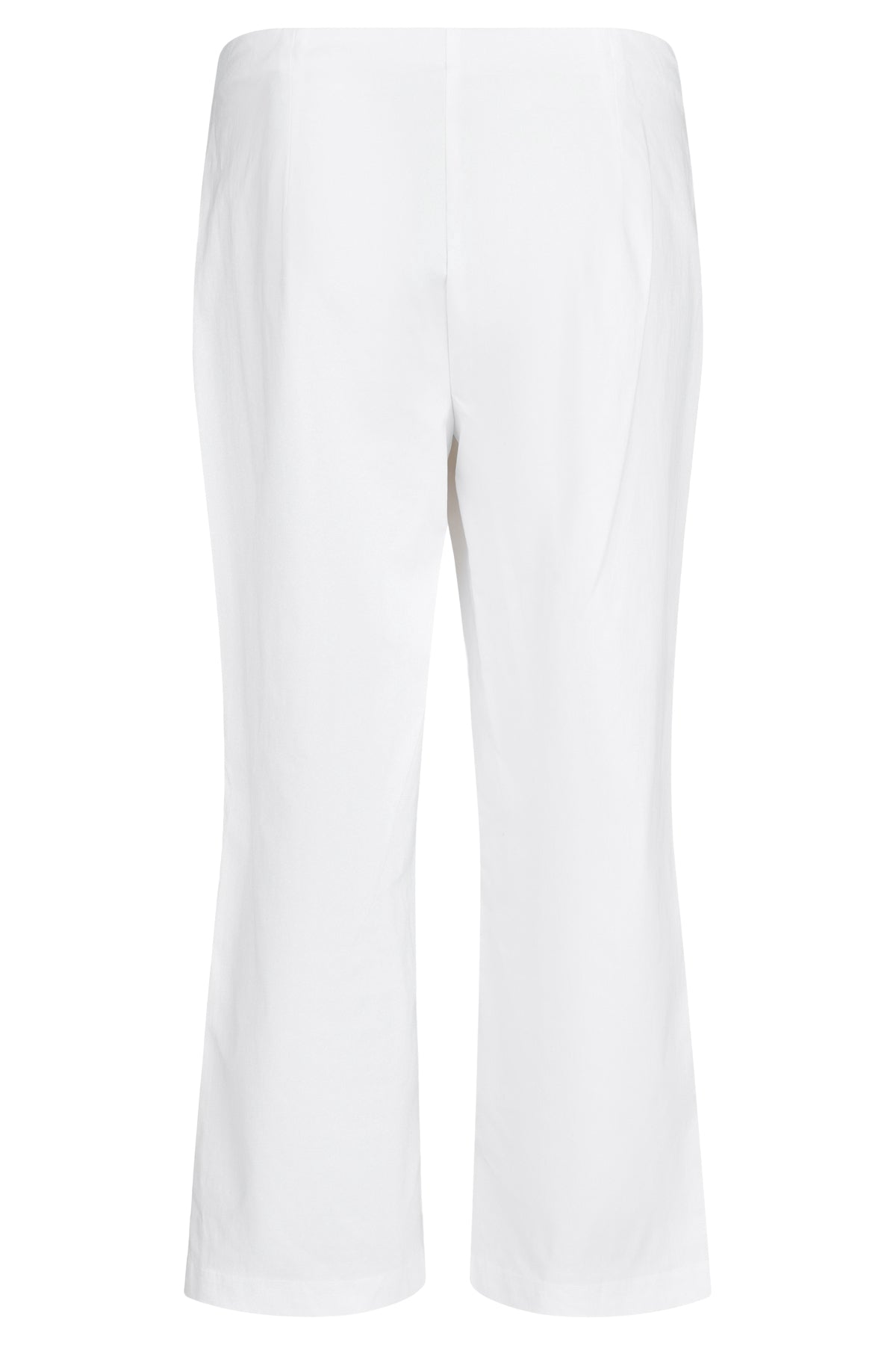 Robell Efi 09 Wide Leg Ankle Grazer Trousers - White