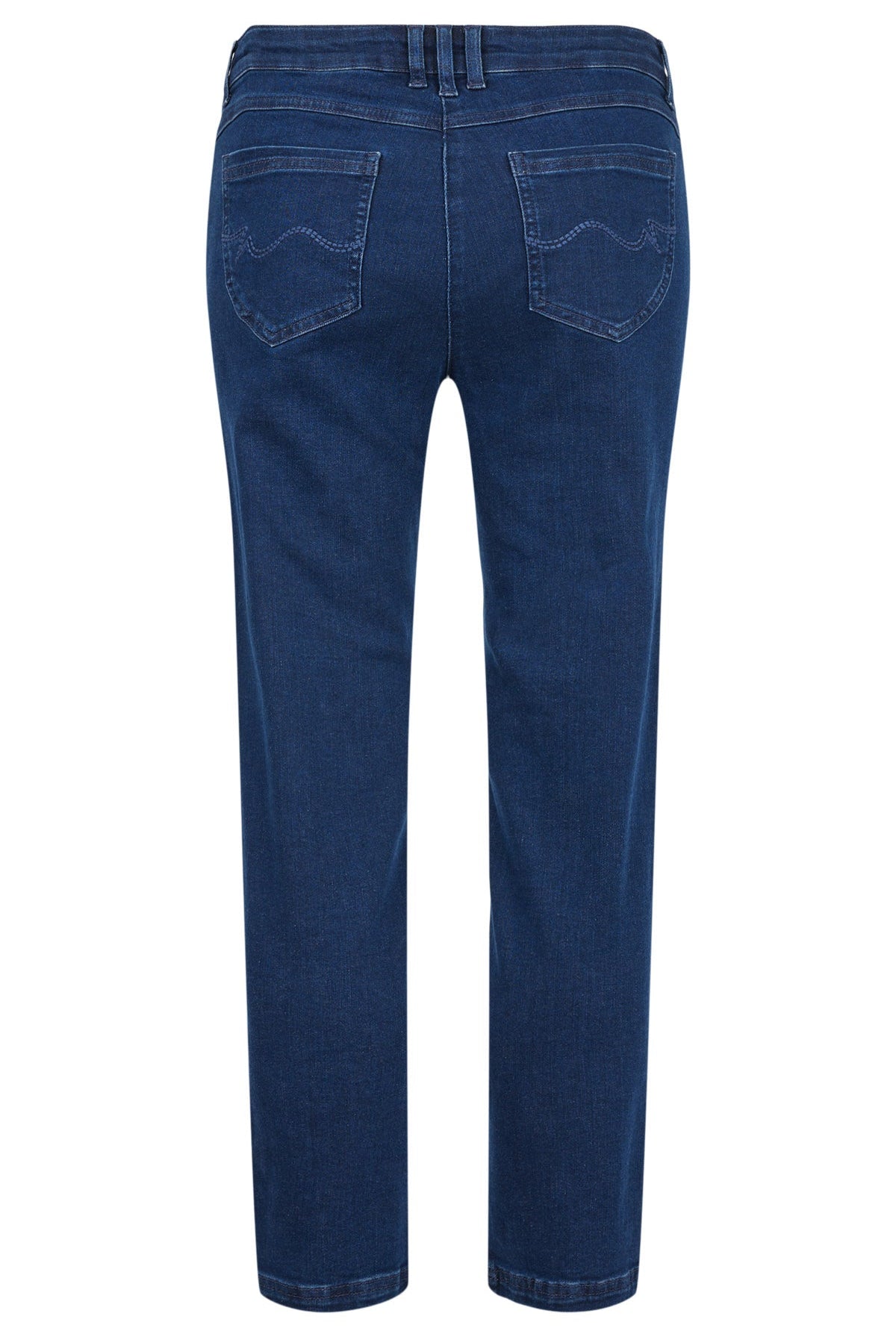 Robell Elena 09 27" Leg Stretch Denim Trousers - Deep Cobalt Blue