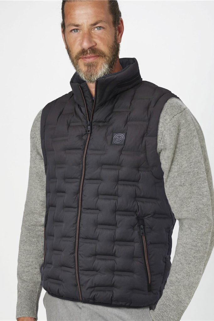 S4 Jackets Ares Water Resistant Recycled Down Gilet - Navy