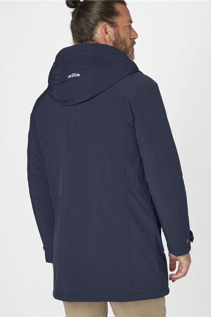 S4 Jackets Boston Padded Parka Jacket - Dark Navy