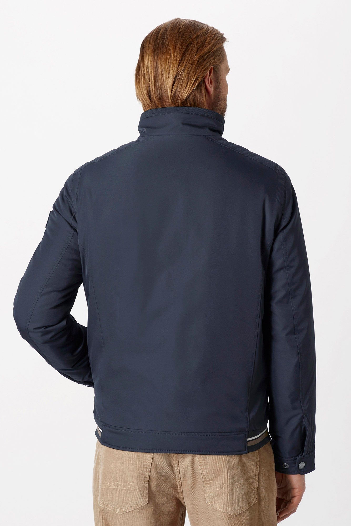 S4 Jackets Duncan Water Repellent Harrington Jacket - Navy