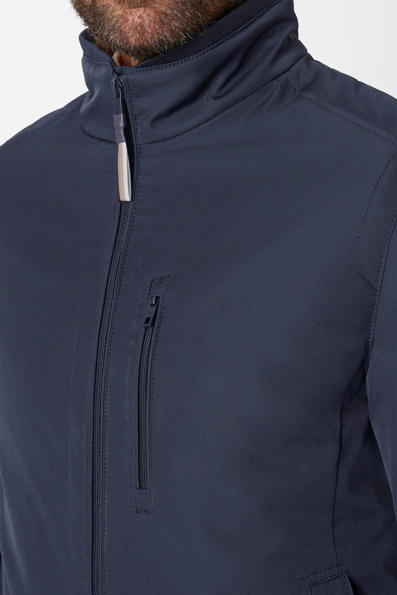 S4 Jackets Duncan Water Repellent Harrington Jacket - Navy