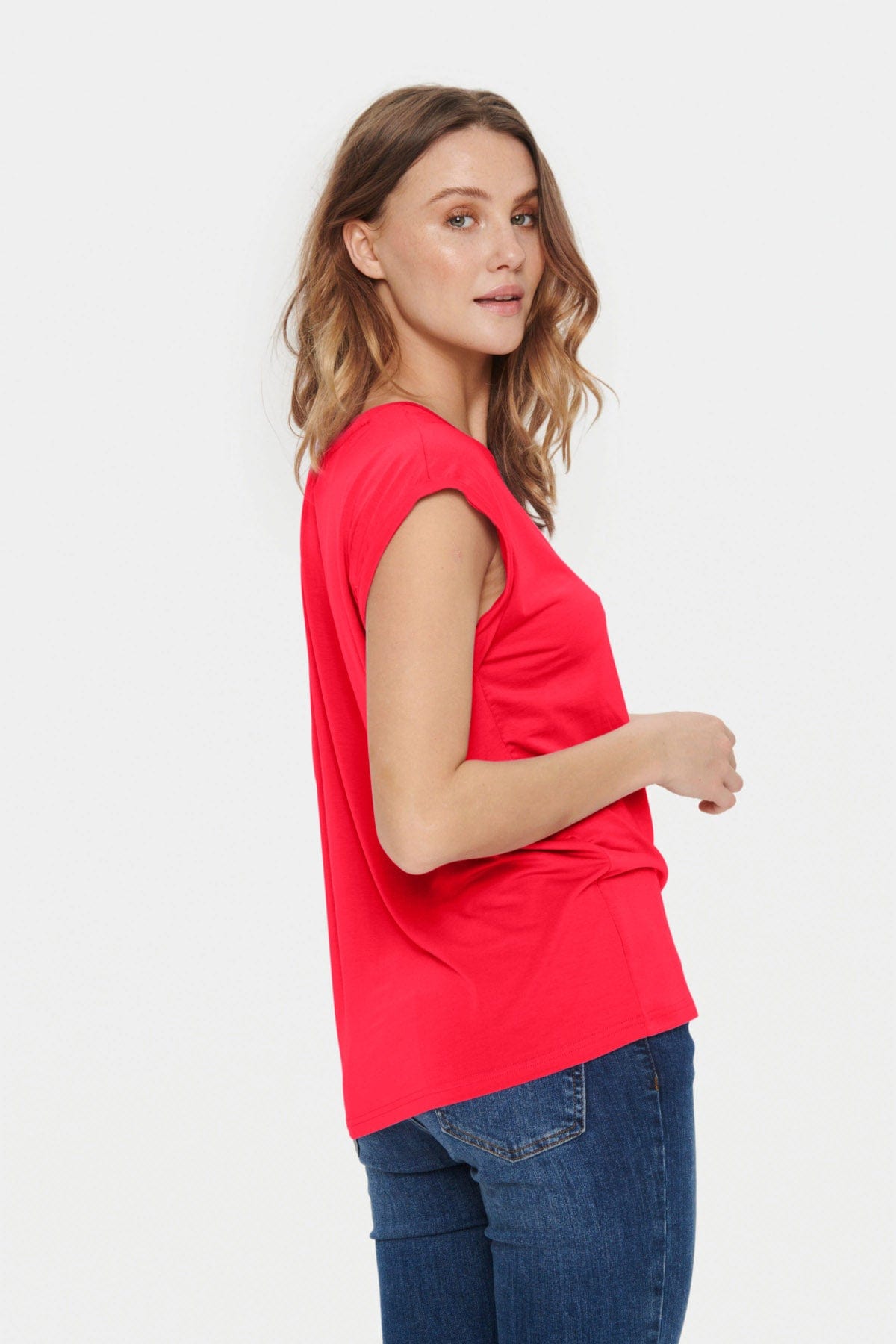 Saint Tropez Adelia T-Shirt - Cayenne