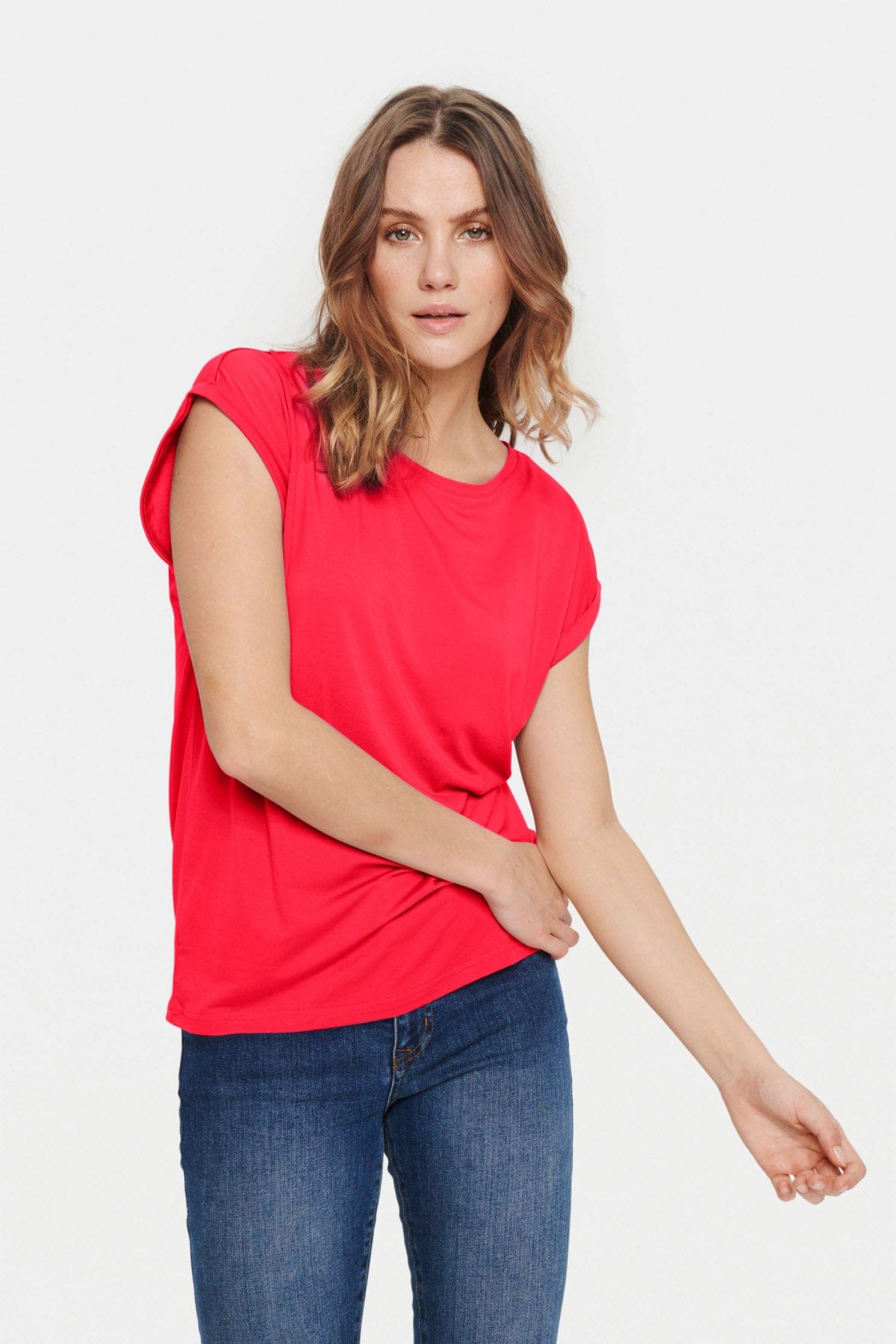 Saint Tropez Adelia T-Shirt - Cayenne