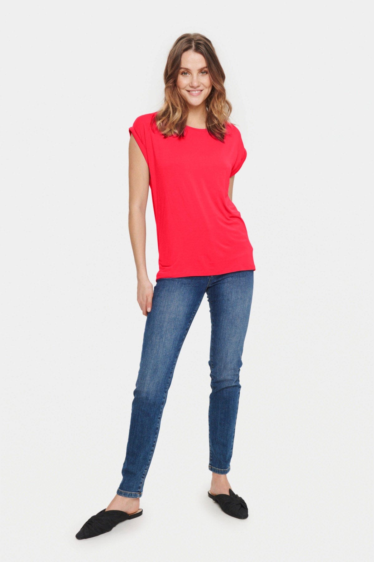 Saint Tropez Adelia T-Shirt - Cayenne
