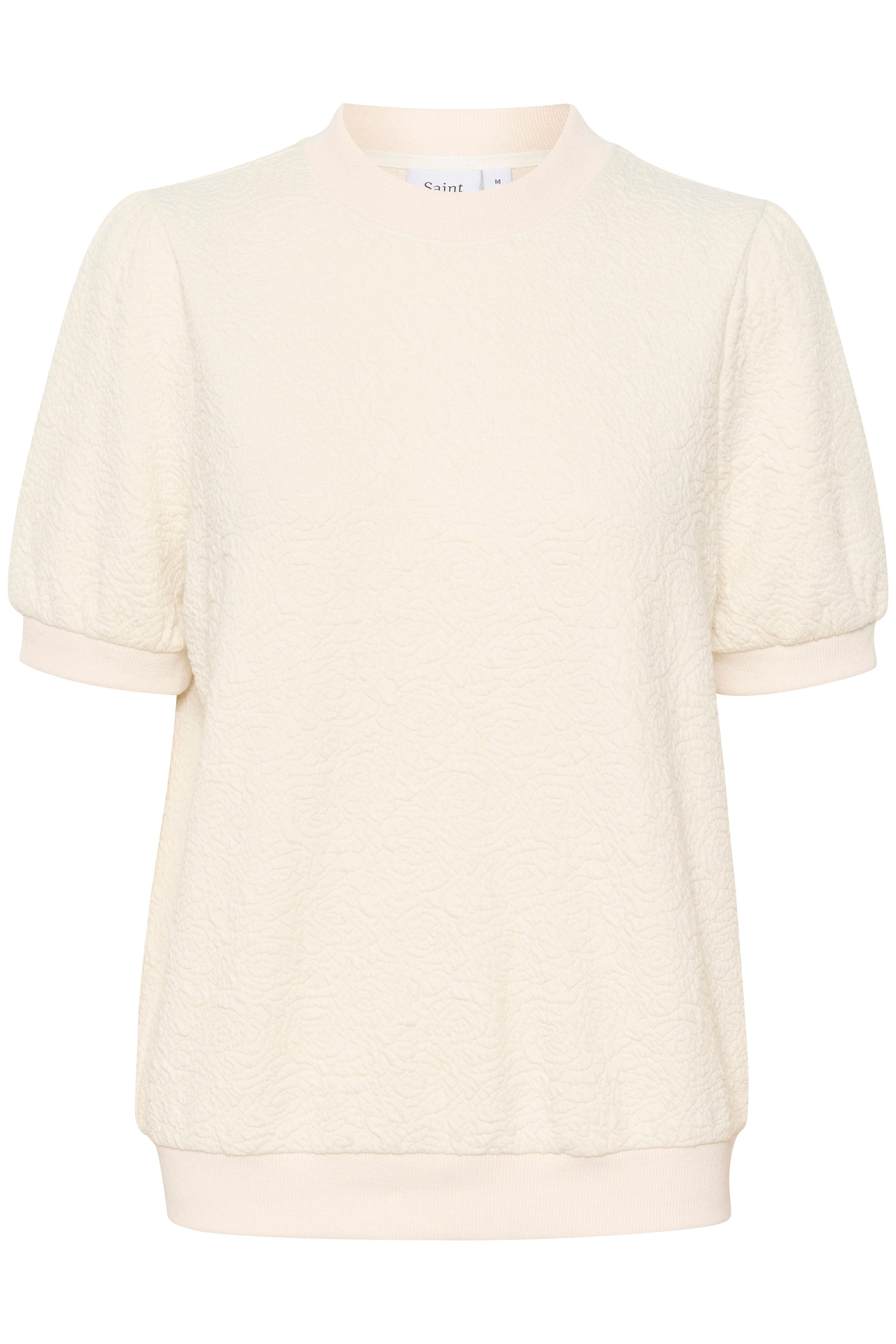 Saint Tropez Andy Short Sleeve Sweatshirt - Ice