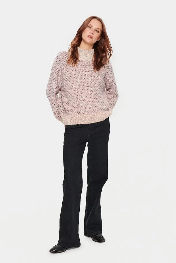 Saint Tropez Anna Jumper - Petunia Melange