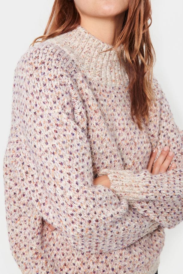 Saint Tropez Anna Jumper - Petunia Melange