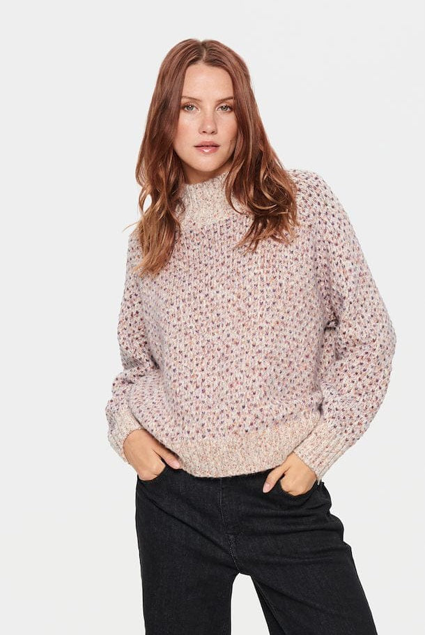 Saint Tropez Anna Jumper - Petunia Melange