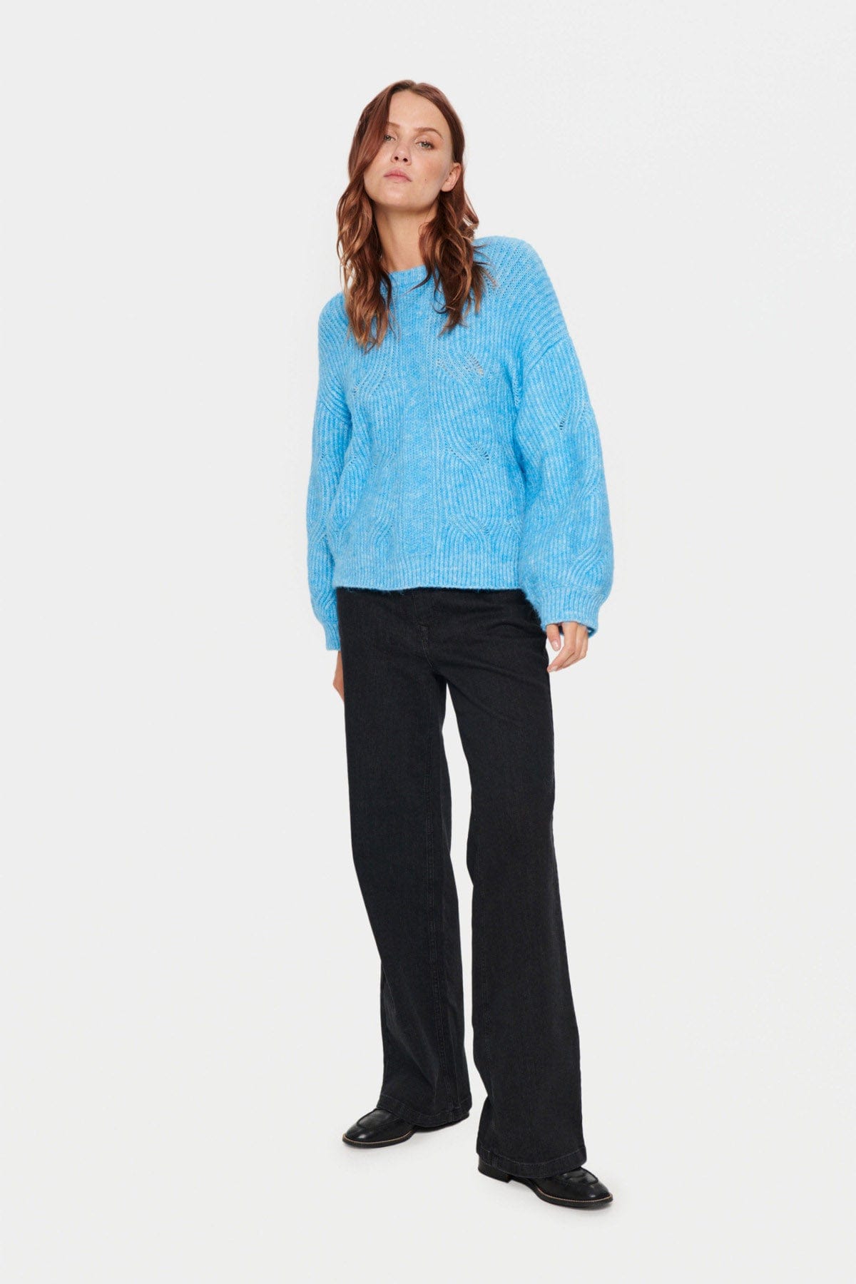 Saint Tropez Arabella Jumper - Bonnie Blue Melange