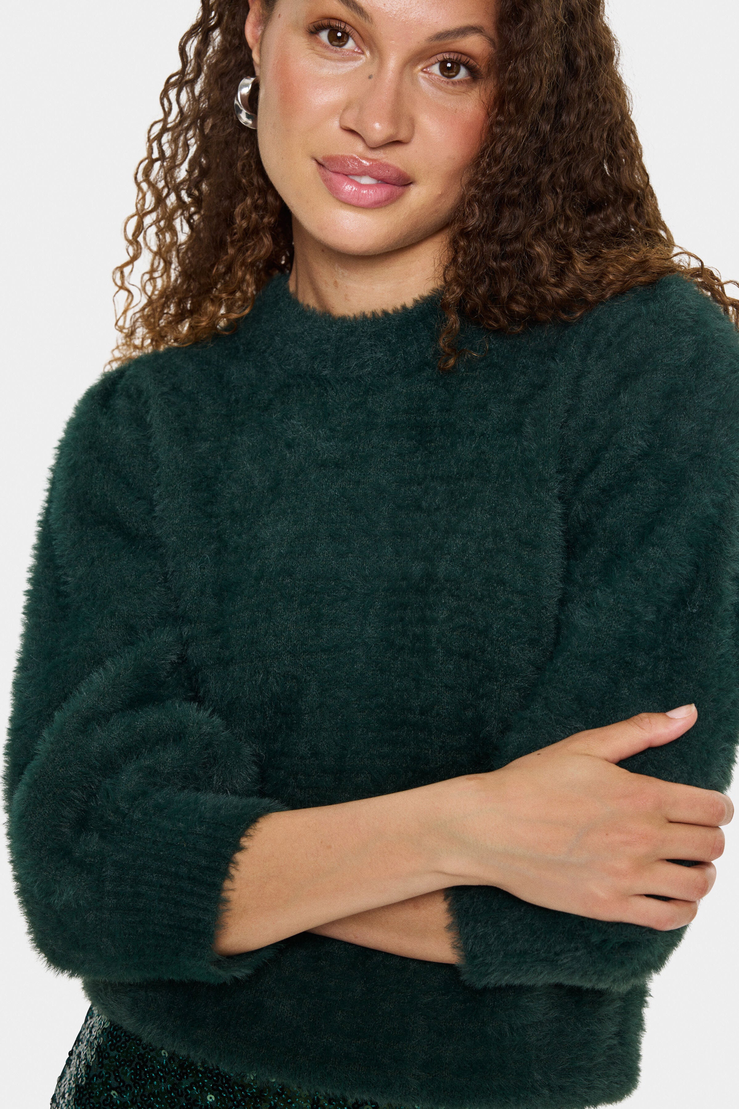 Saint Tropez Banni Fluffy Jumper - June Bug