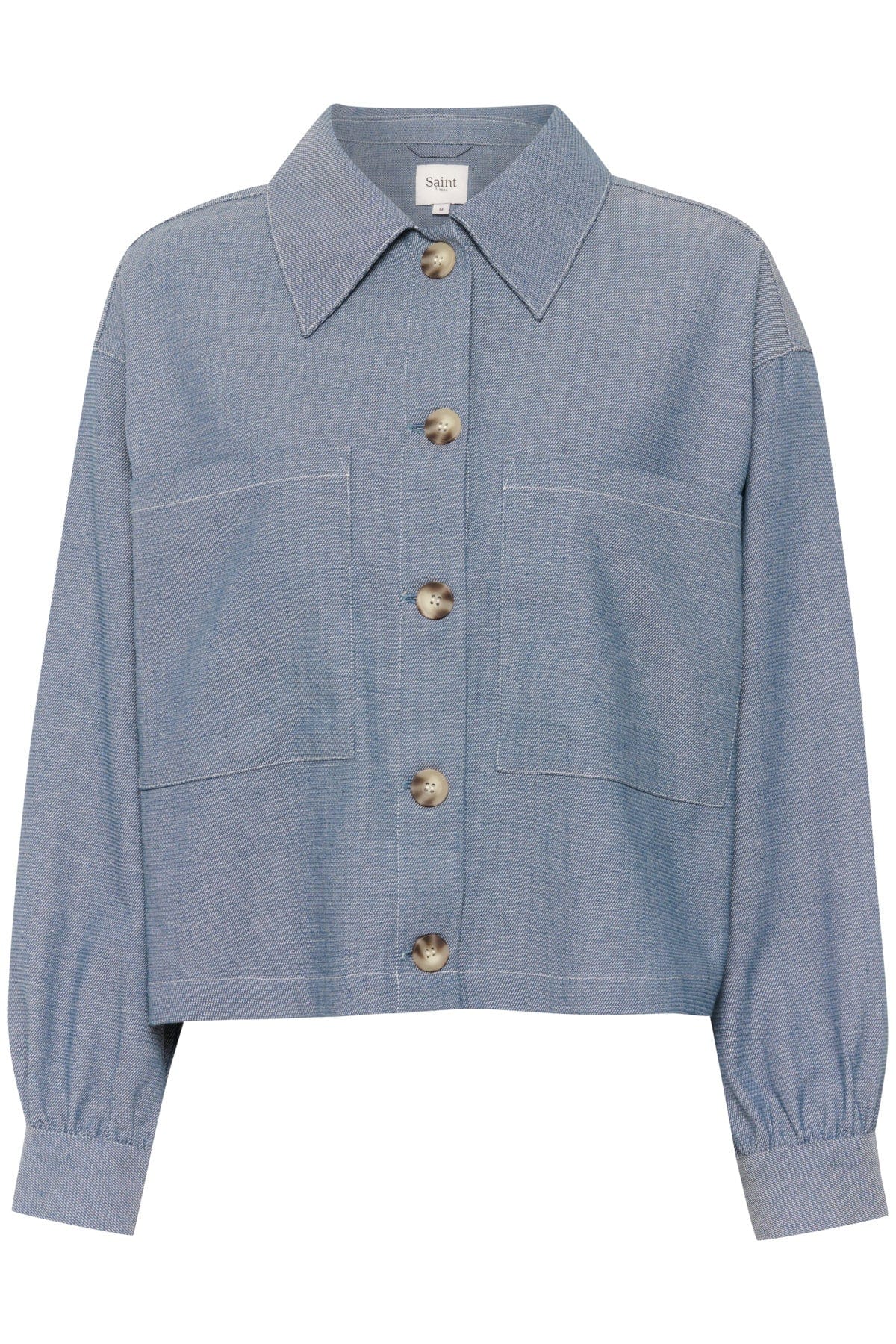 Saint Tropez Cija Short Jacket - Ombre Blue