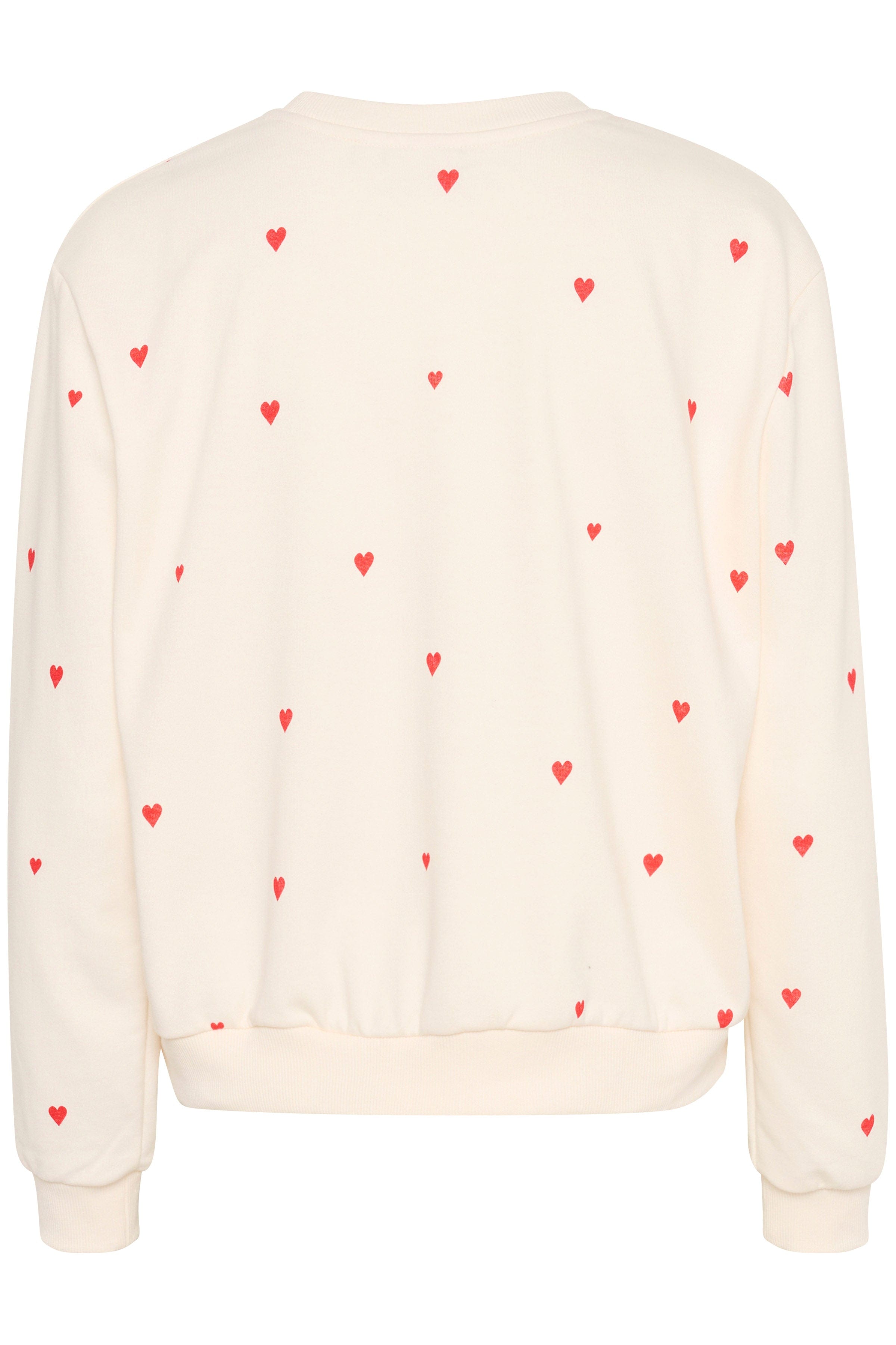 Saint Tropez Dagna Printed Sweatshirt - Ice Flame Hearts
