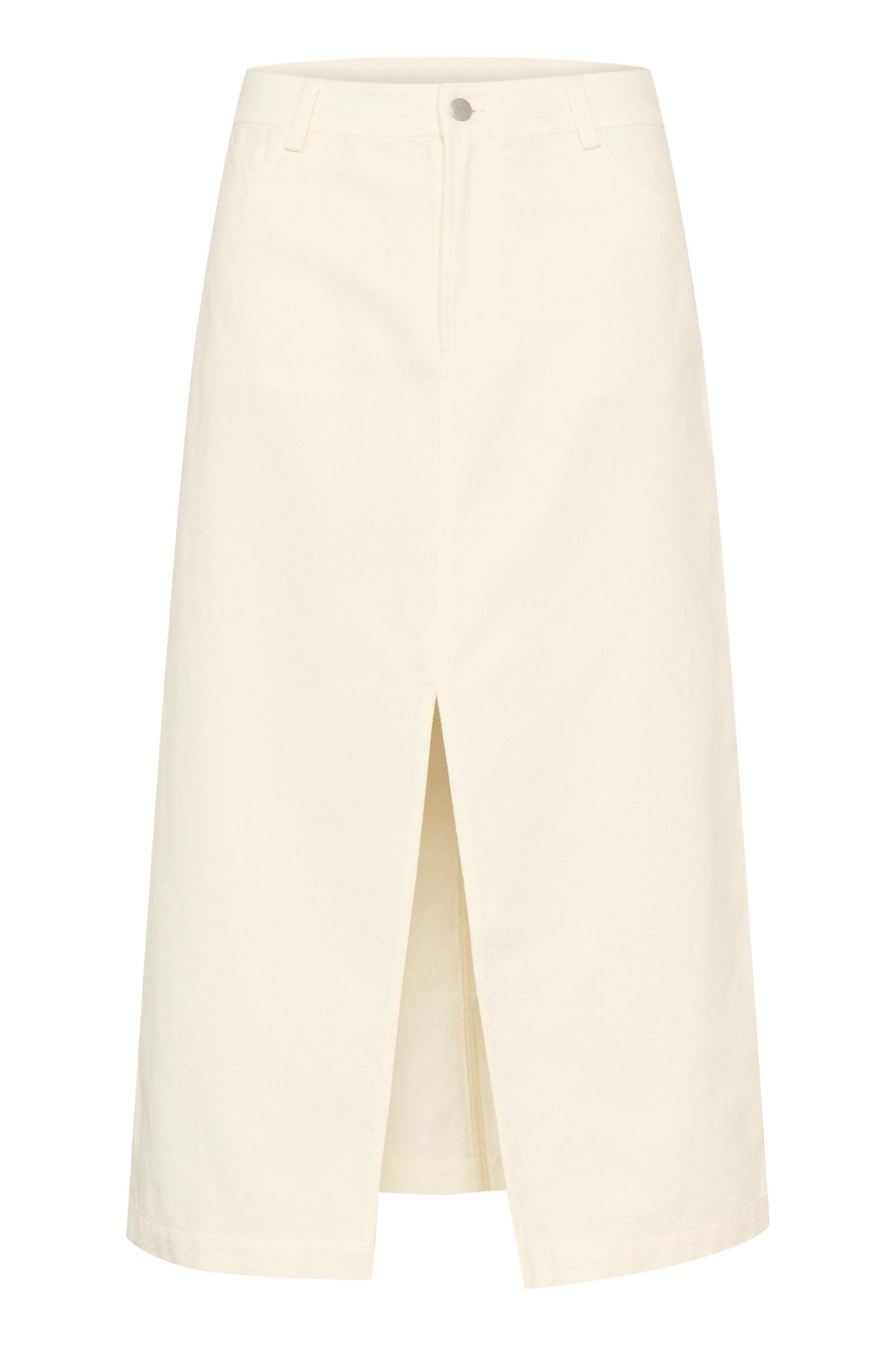 Saint Tropez Diki Denim Midi Skirt - Ice
