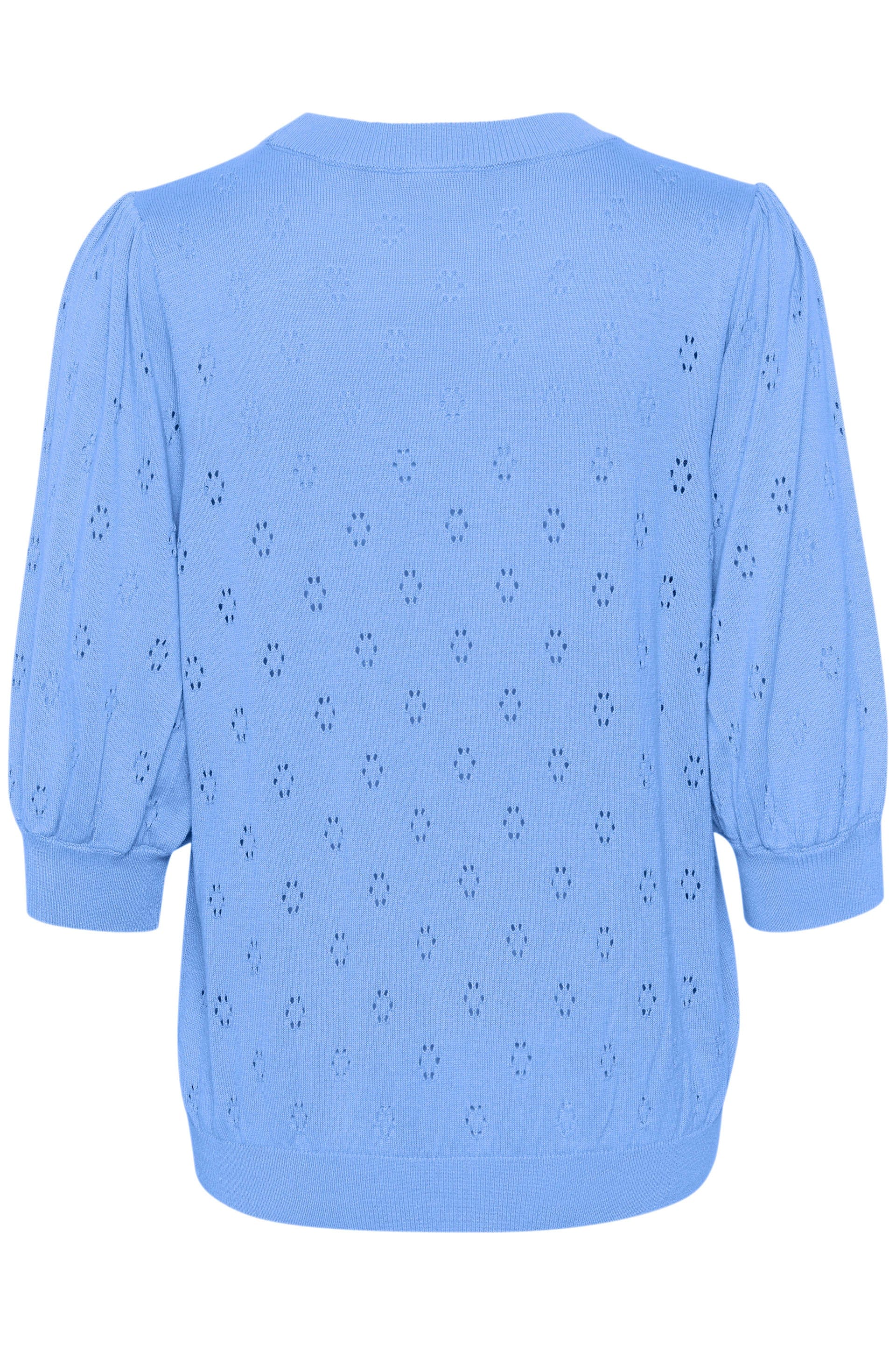 Saint Tropez Doony Short Sleeve Knitted Jumper - Ultramarine