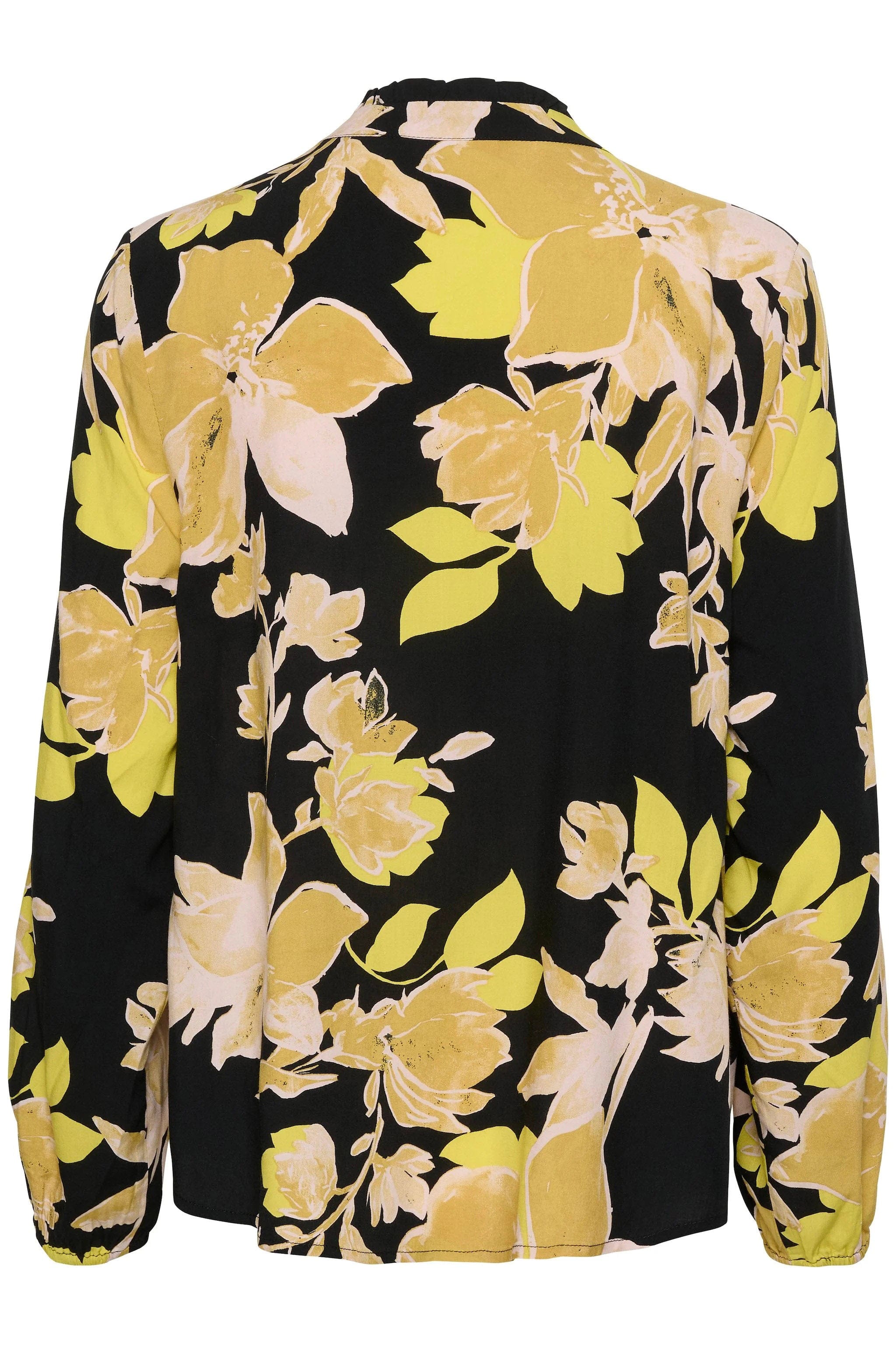 Saint Tropez Eda Printed Blouse - Black Burnished Florals