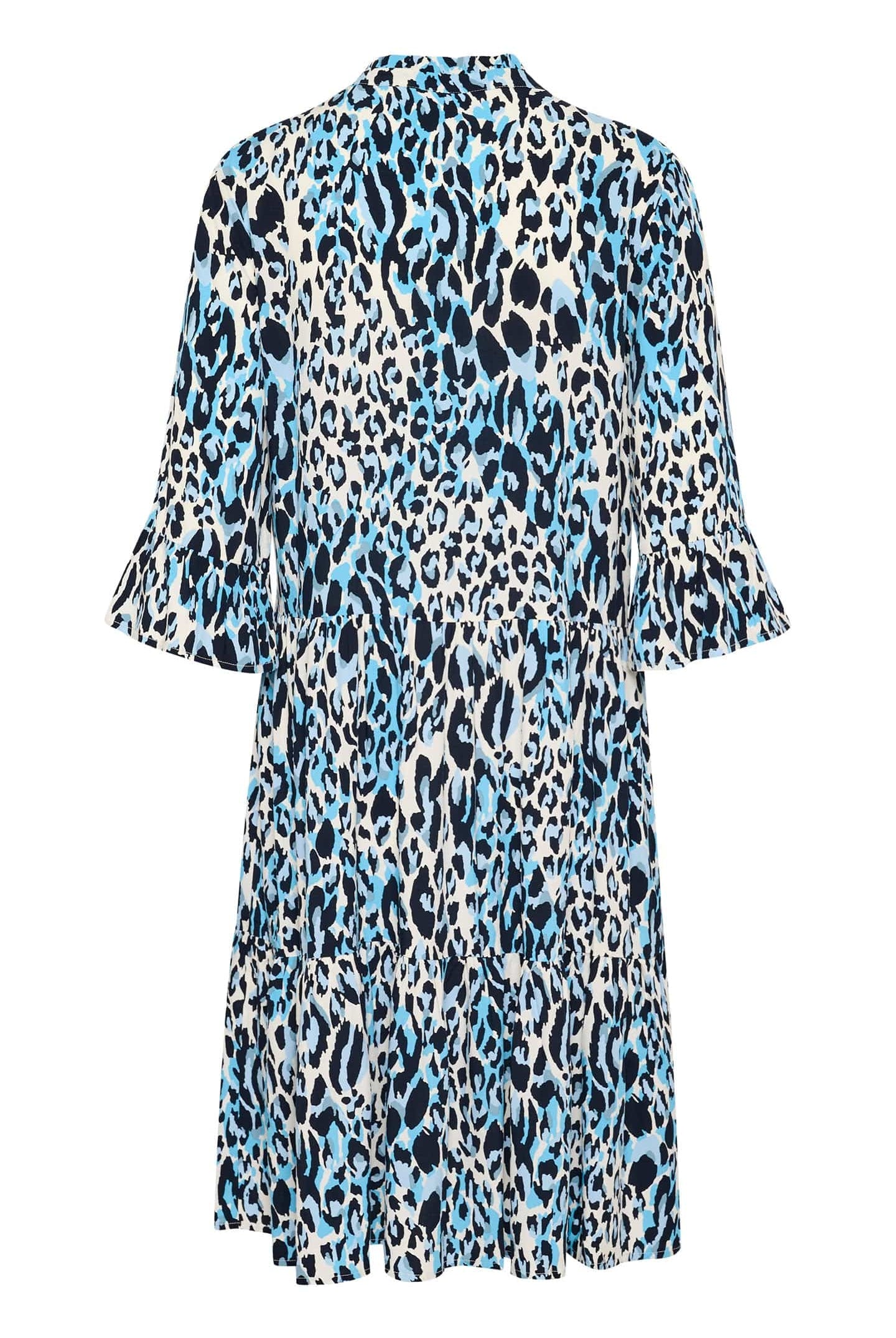 Saint Tropez Eda Printed Dress - Baby's Breath Blue Animal
