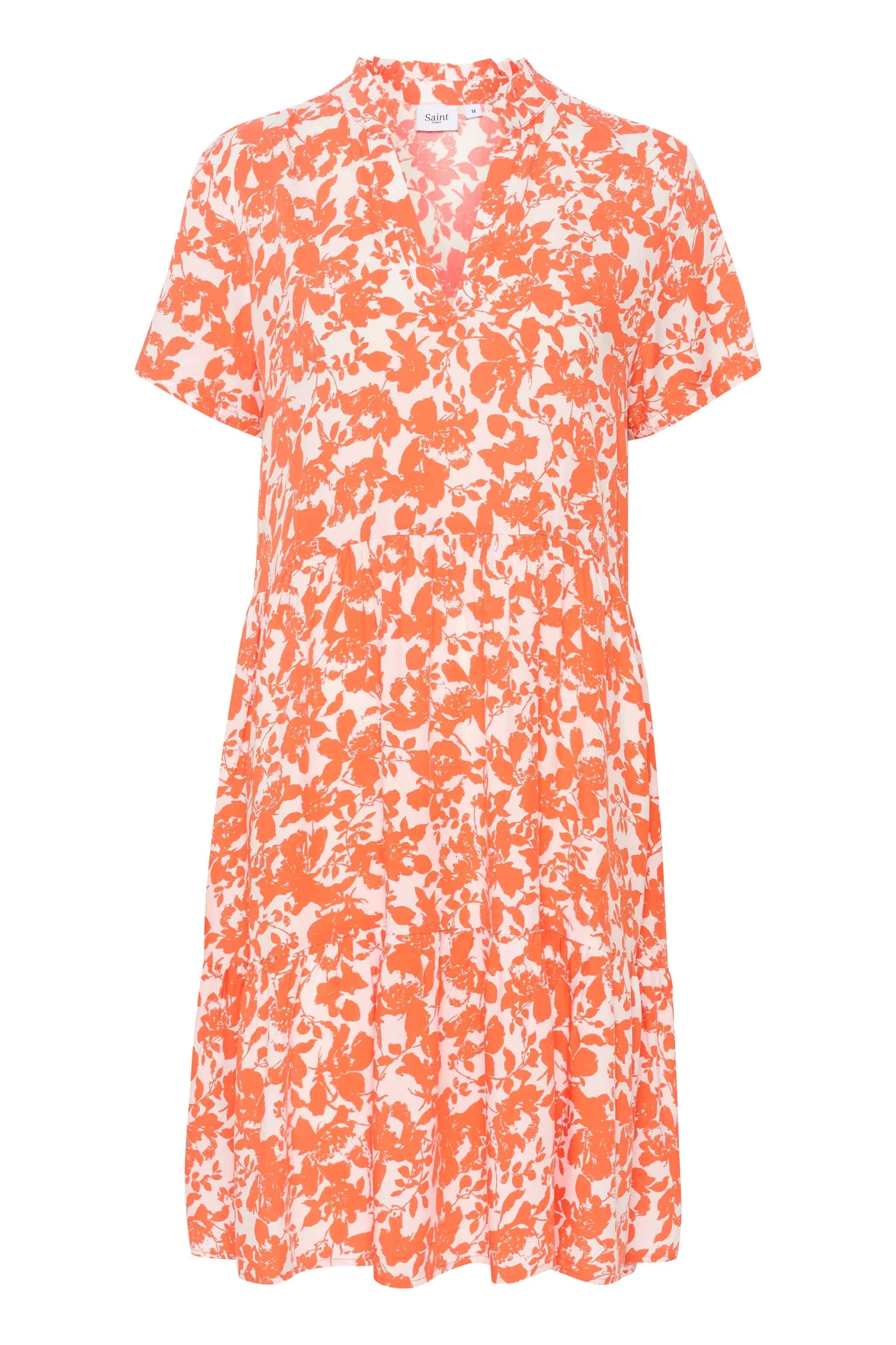 Saint Tropez Eda Short Sleeve Dress - Tigerlily Porcelain Blooms