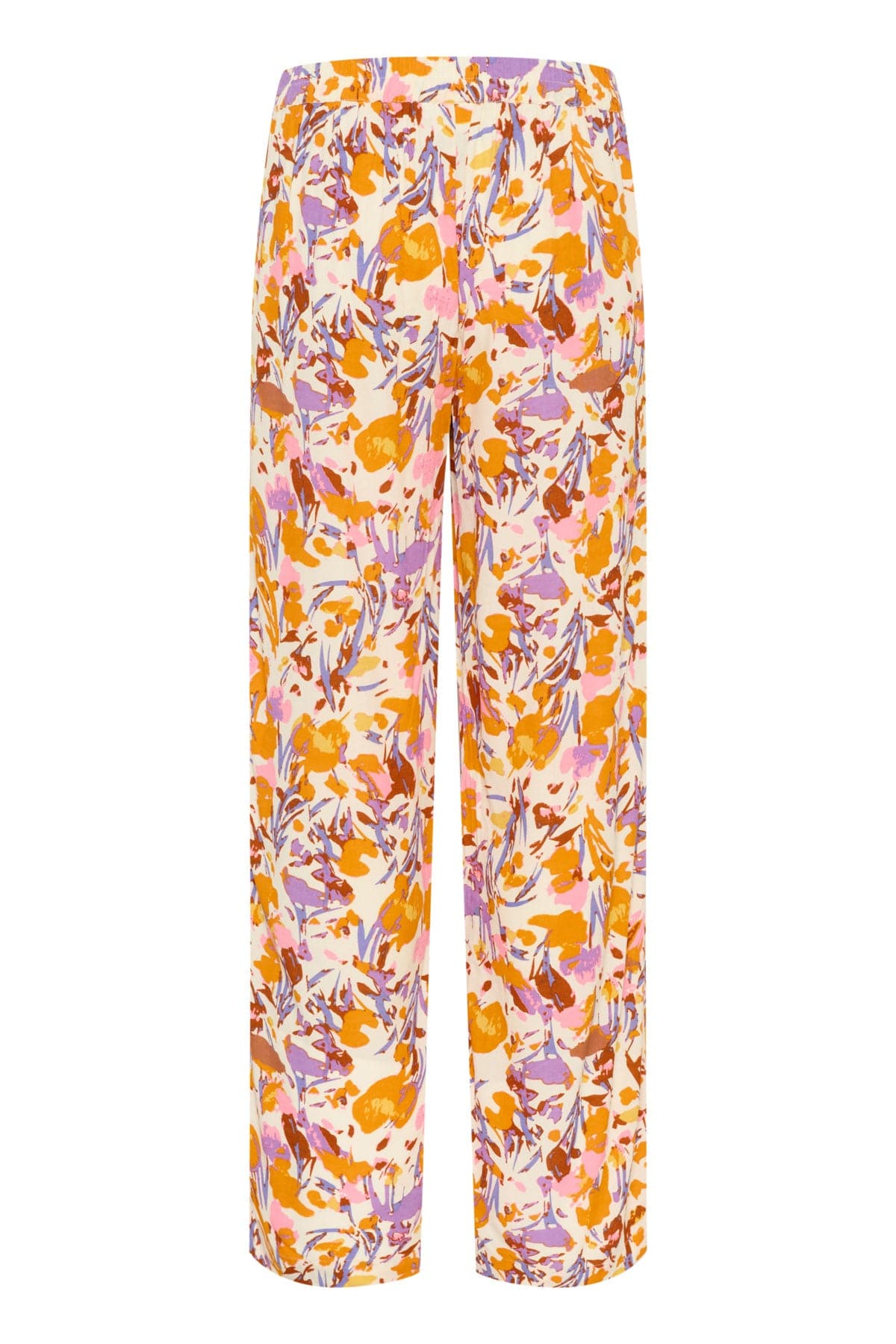 Saint Tropez Eiko Elasticated Waist Trousers - Ice Flower Art
