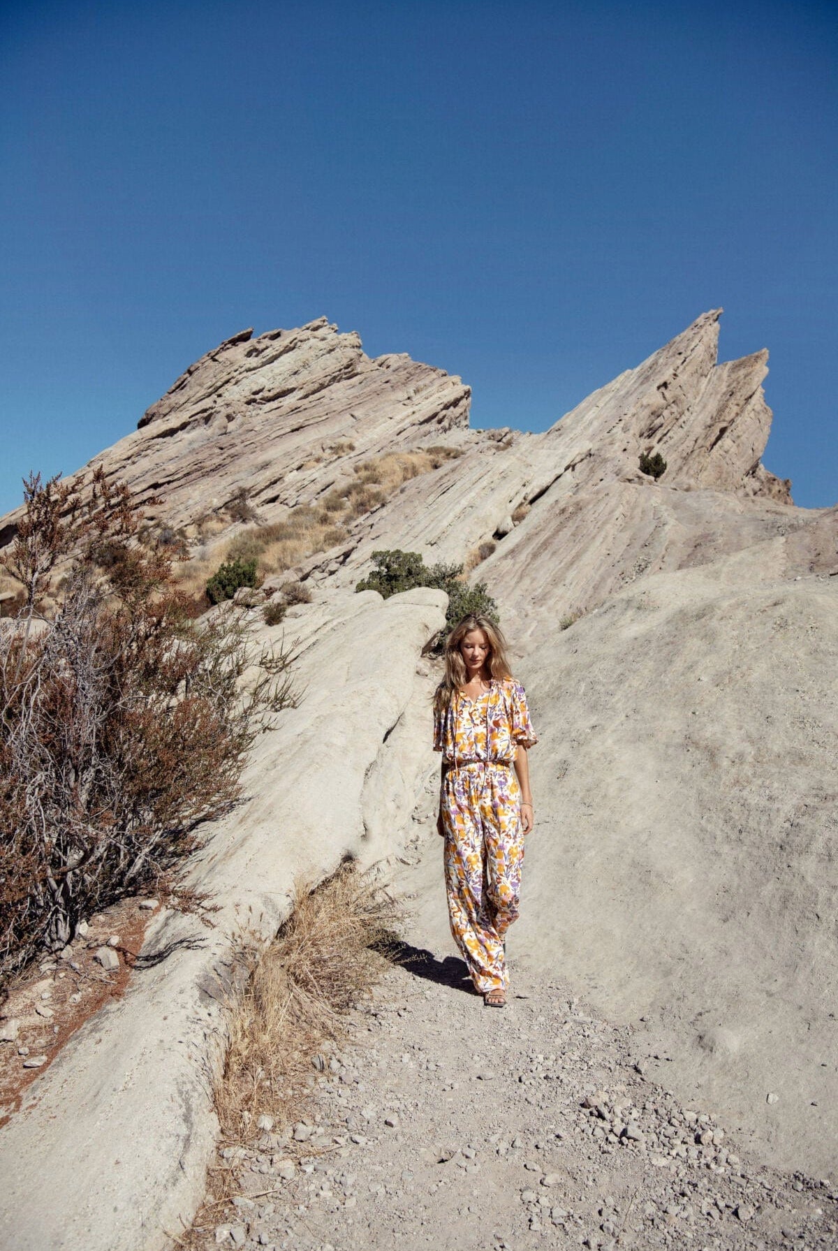 Saint Tropez Eiko Elasticated Waist Trousers - Ice Flower Art