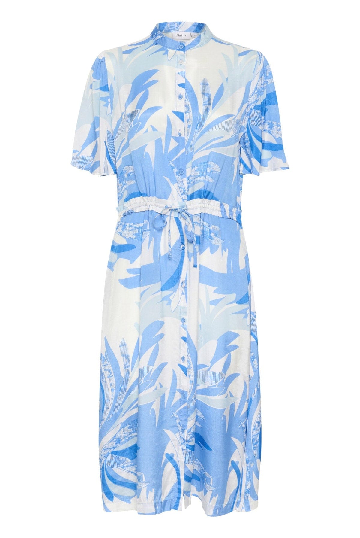 Saint Tropez Evette Printed Midi Dress - Provence Summer Leaves