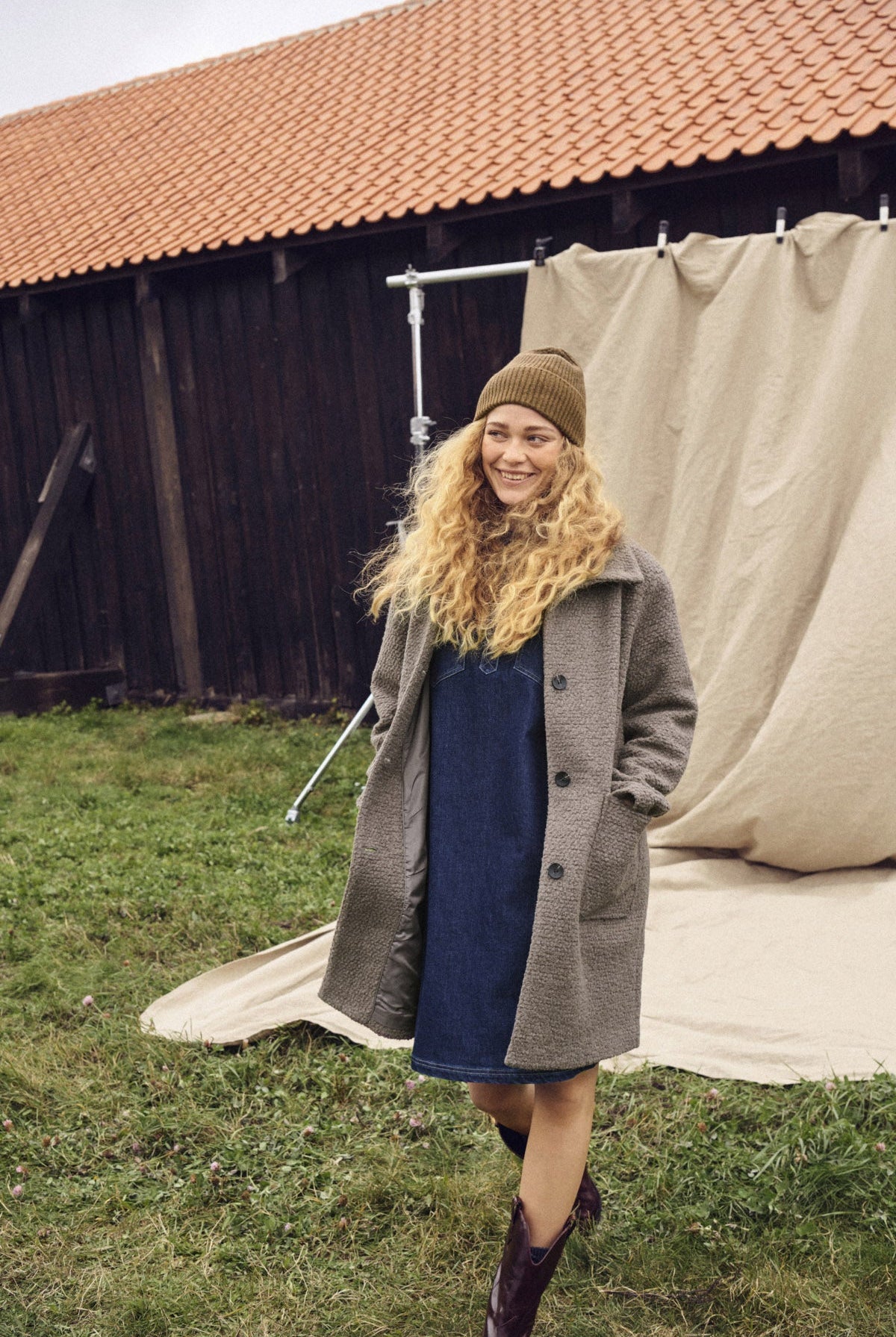 Saint Tropez Ferddy Wool Blend Coat