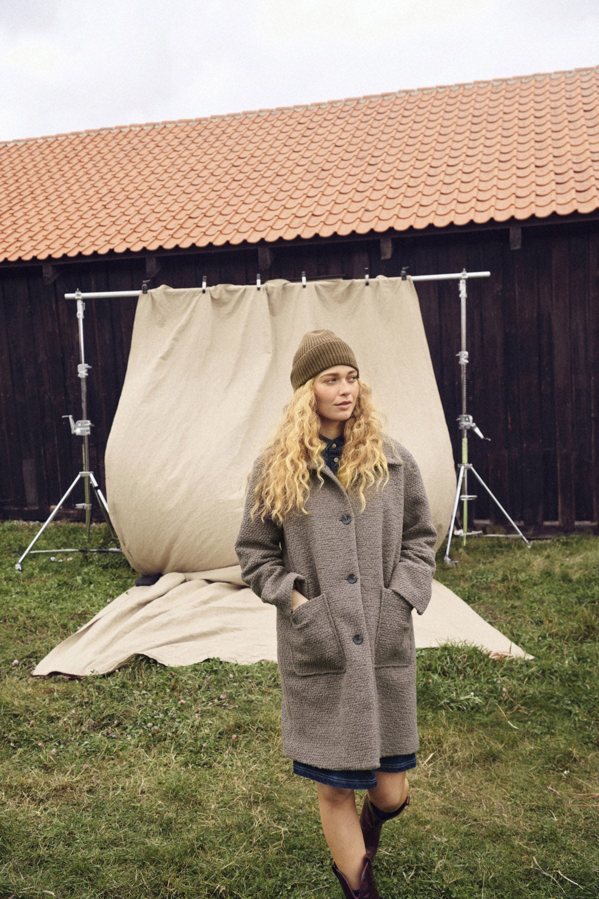 Saint Tropez Ferddy Wool Blend Coat