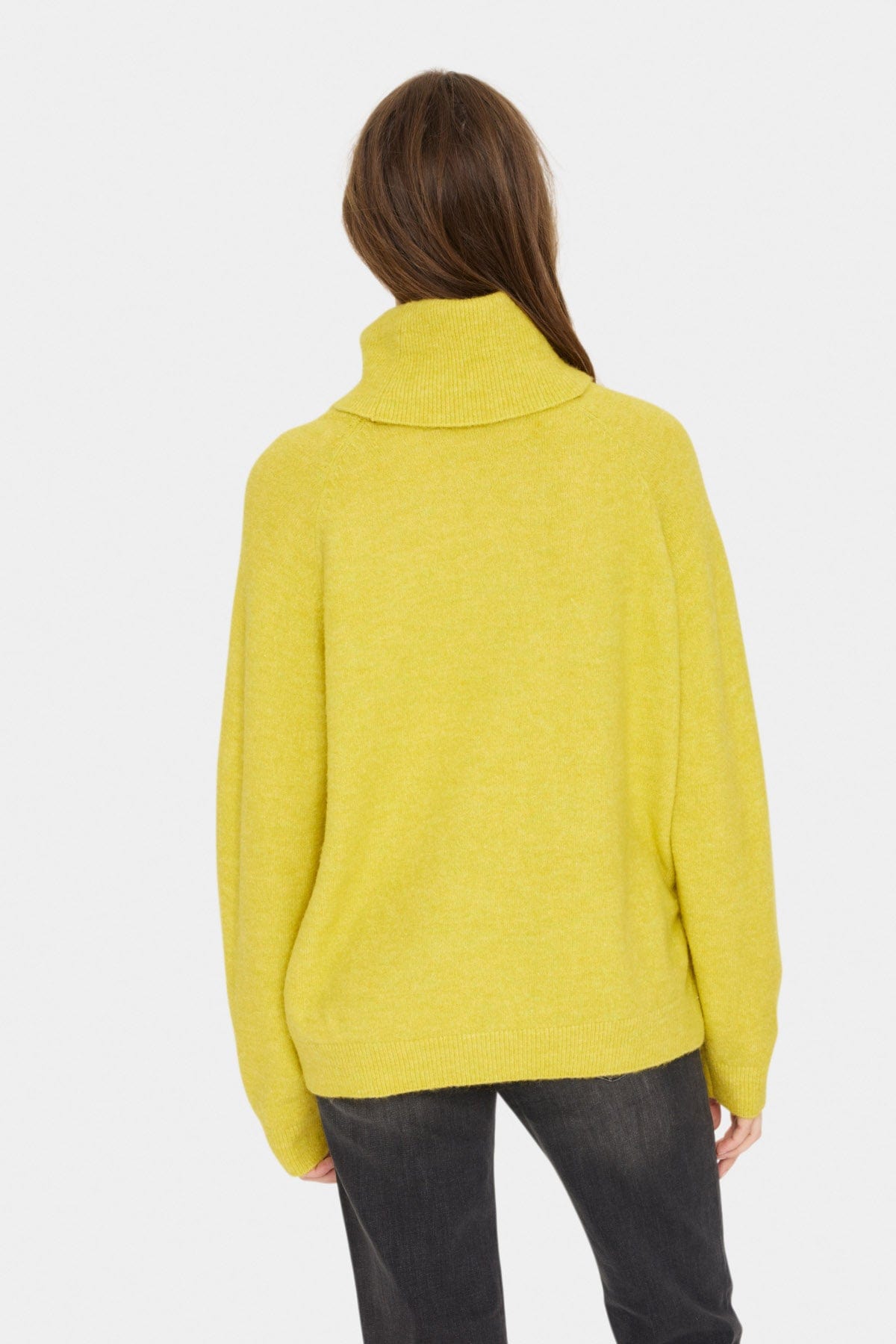 Saint Tropez Garbie Rollneck Jumper - Celery