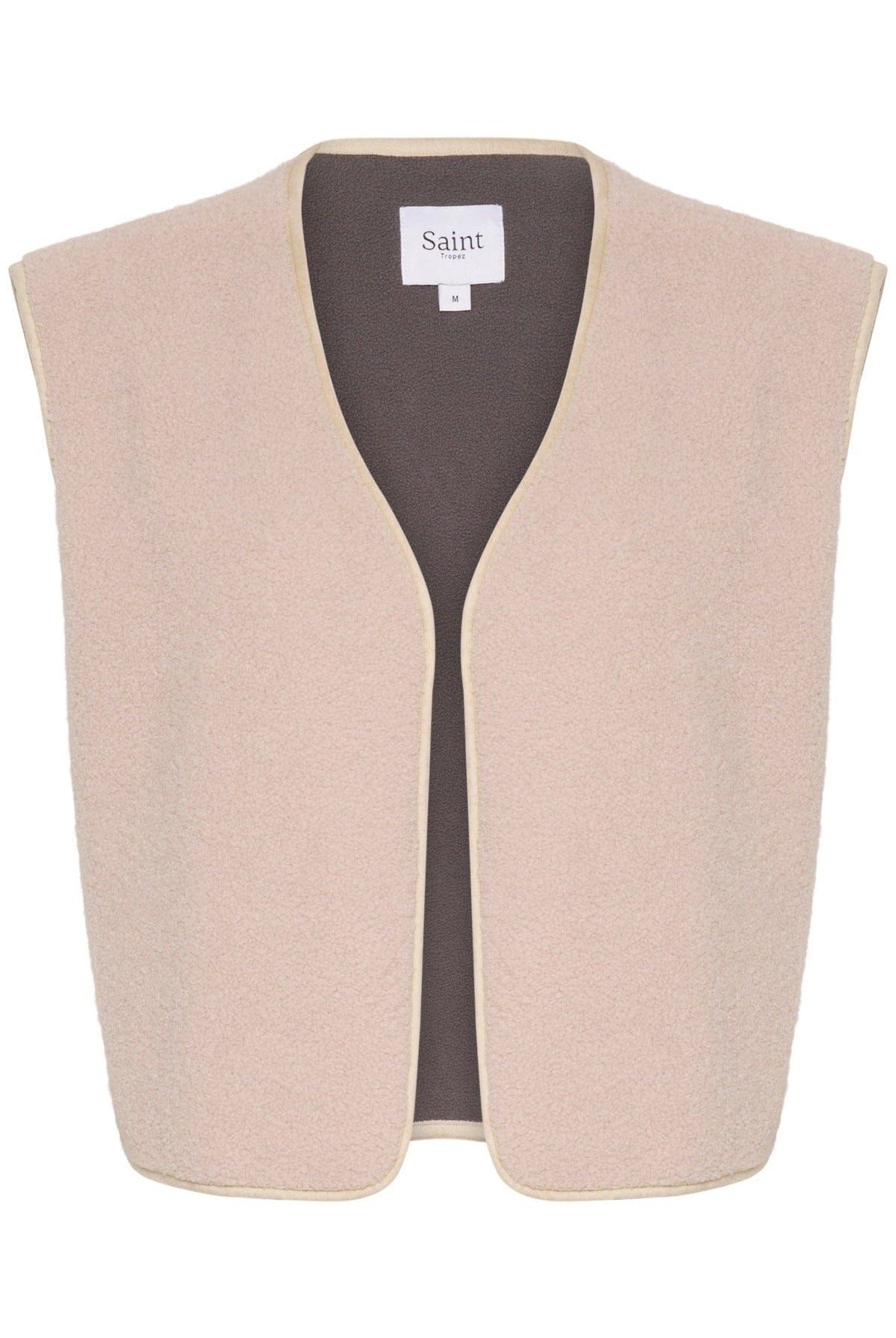 Saint Tropez Icaria Teddy Gilet - Creme