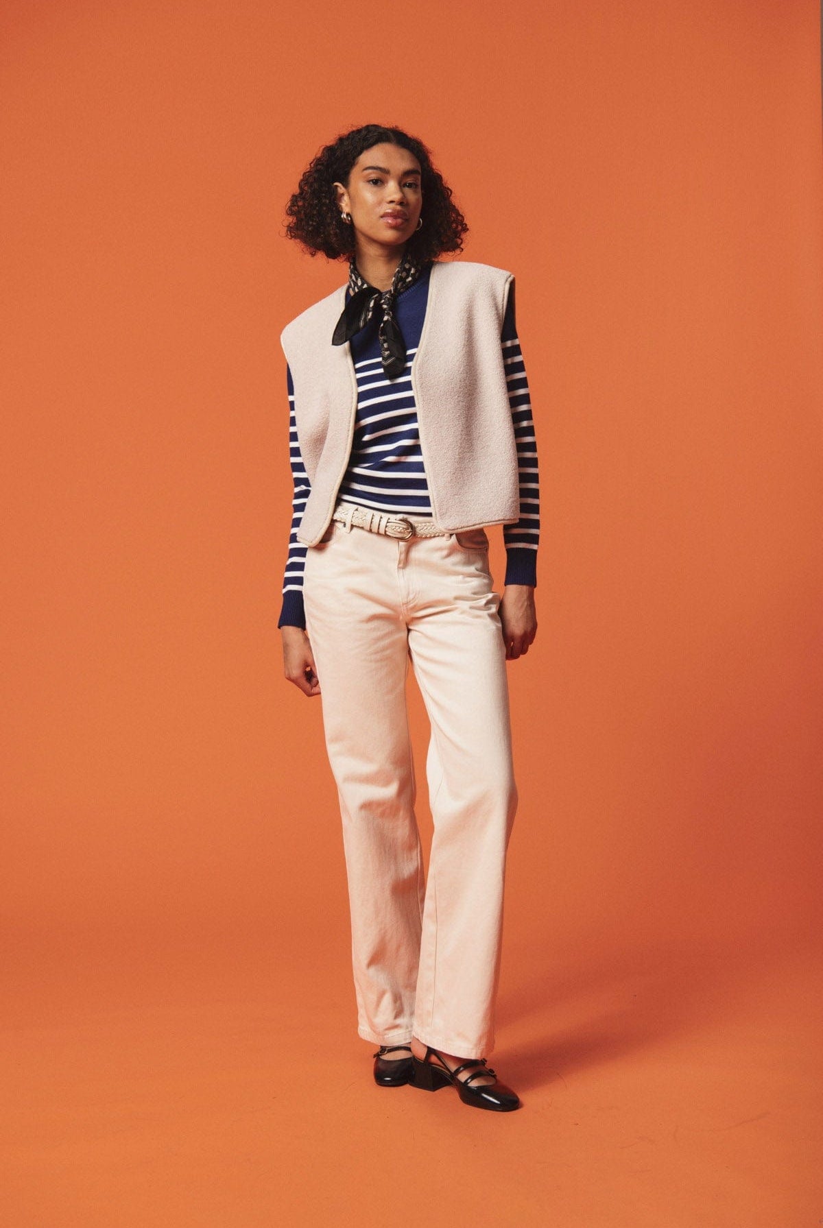 Saint Tropez Icaria Teddy Gilet - Creme