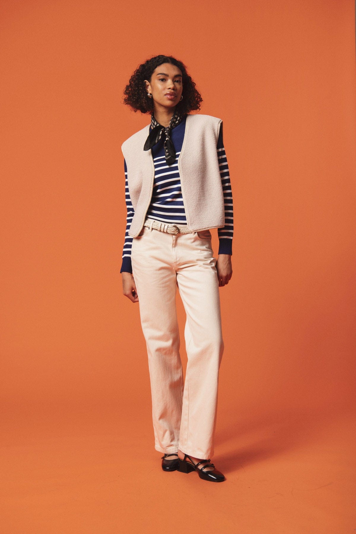 Saint Tropez Icaria Teddy Gilet - Creme