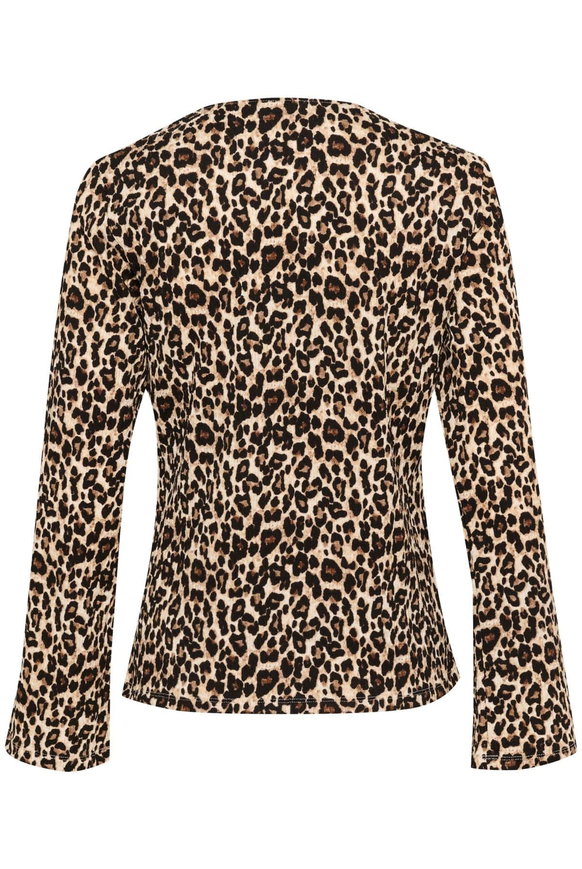 Saint Tropez Ilyssa Flared Sleeve Top - Black Reg Leo