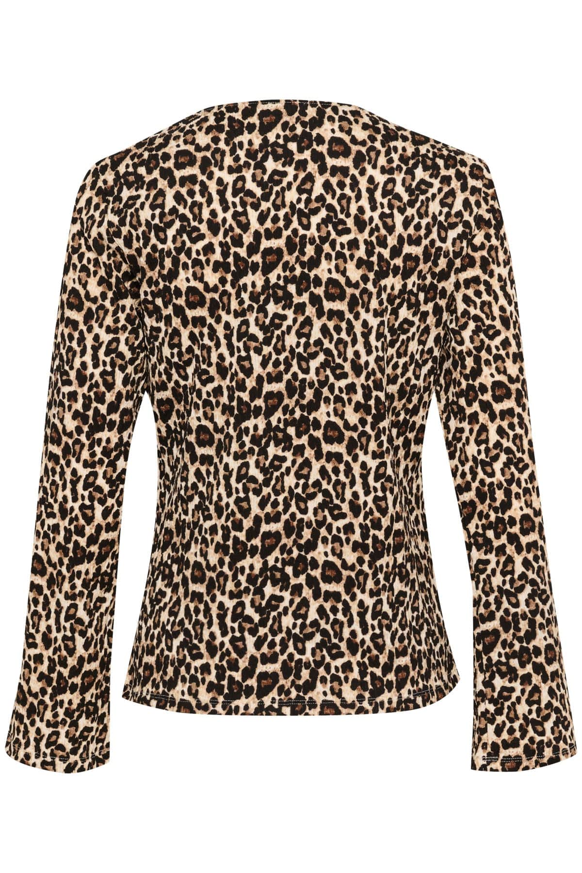 Saint Tropez Ilyssa Flared Sleeve Top - Black Reg Leo