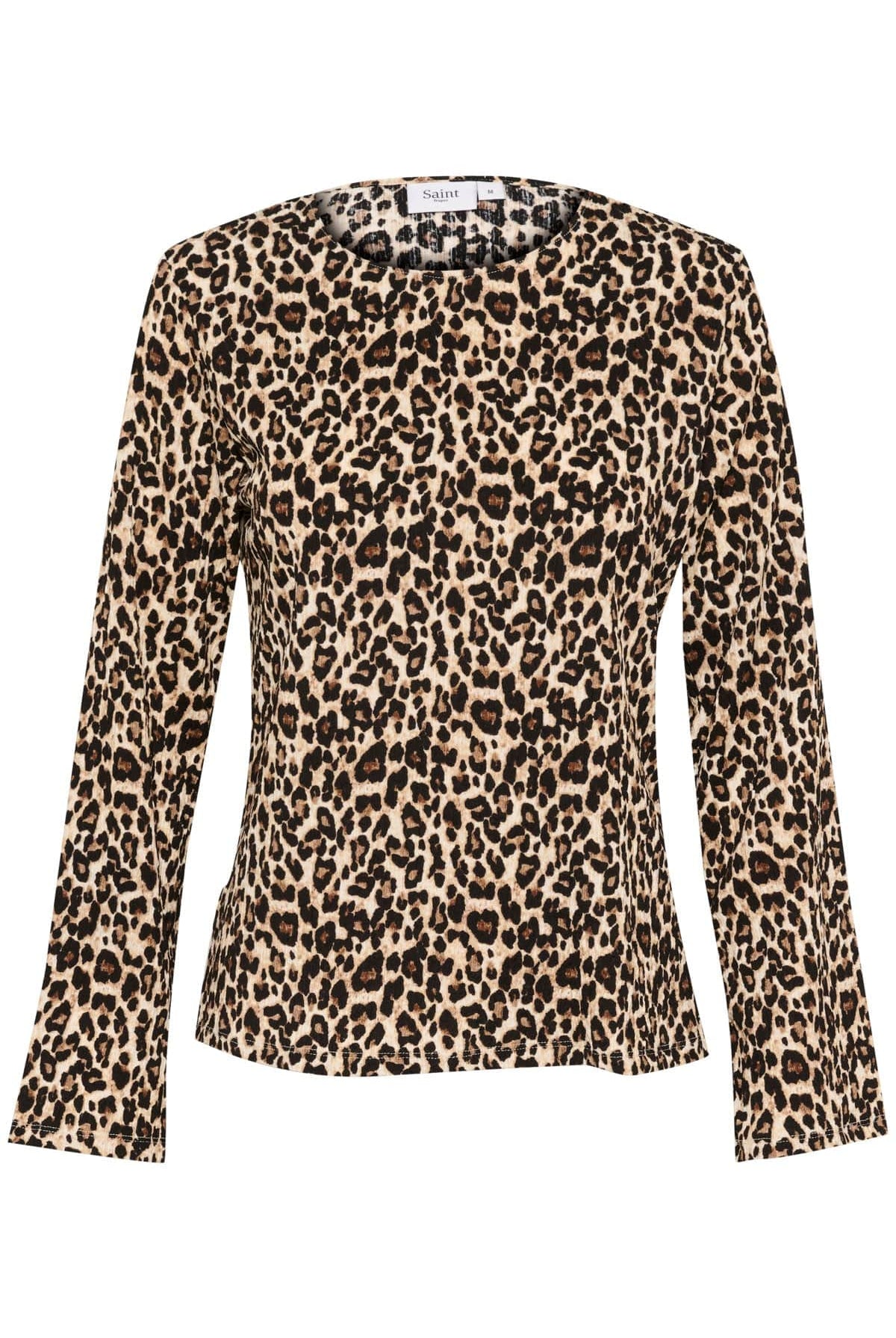 Saint Tropez Ilyssa Flared Sleeve Top - Black Reg Leo